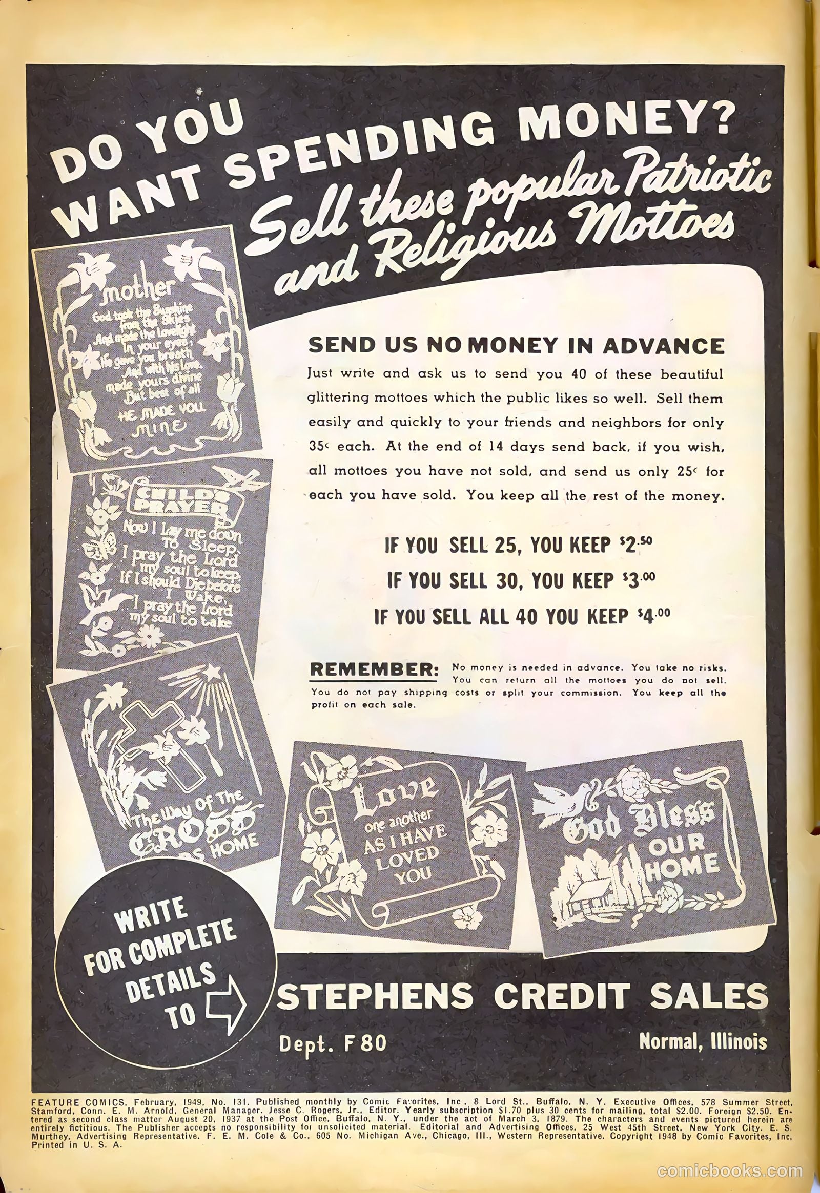 Feature Comics #131 (1949) — page 2 of 52