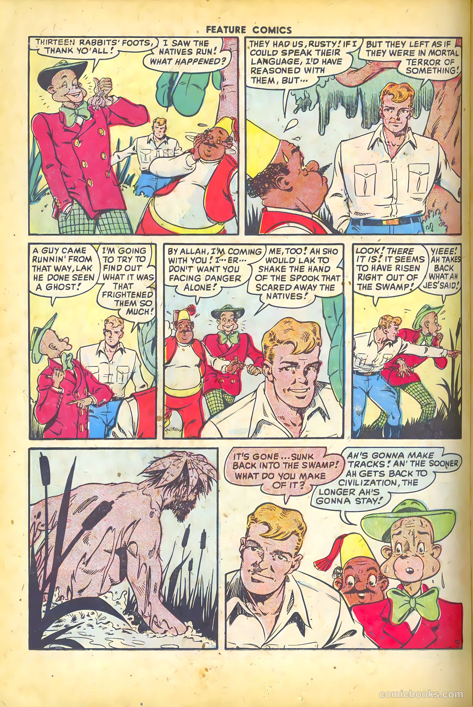 Feature Comics #131 (1949) — page 30 of 52