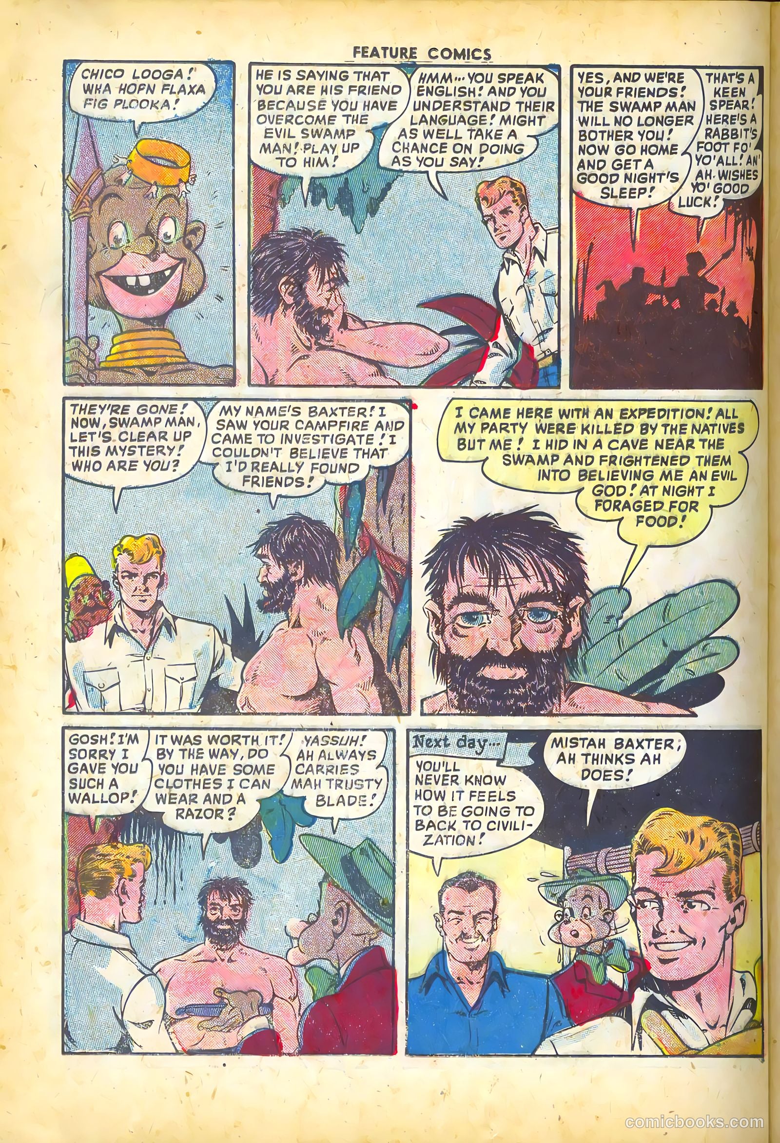 Feature Comics #131 (1949) — page 32 of 52