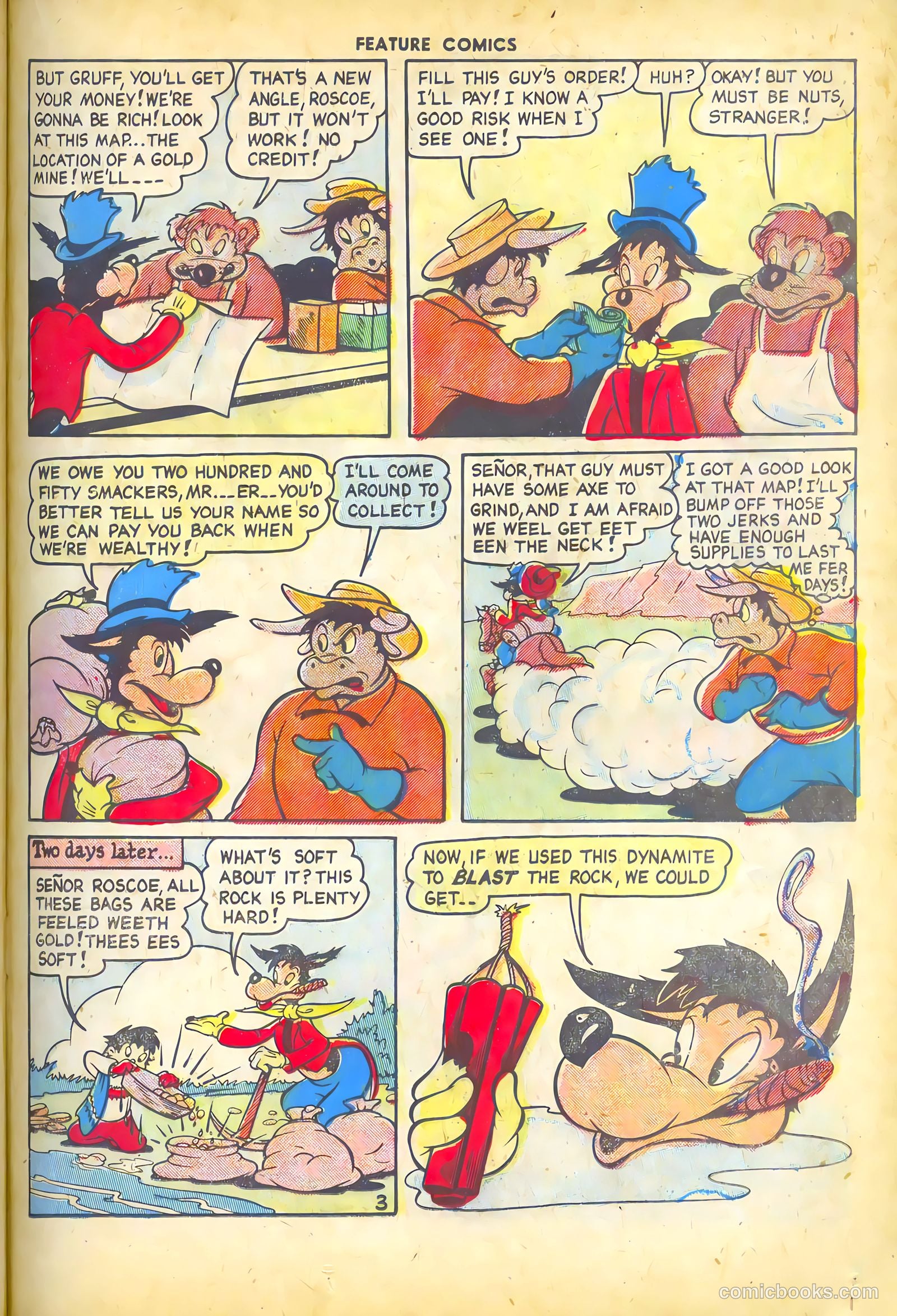Feature Comics #131 (1949) — page 35 of 52