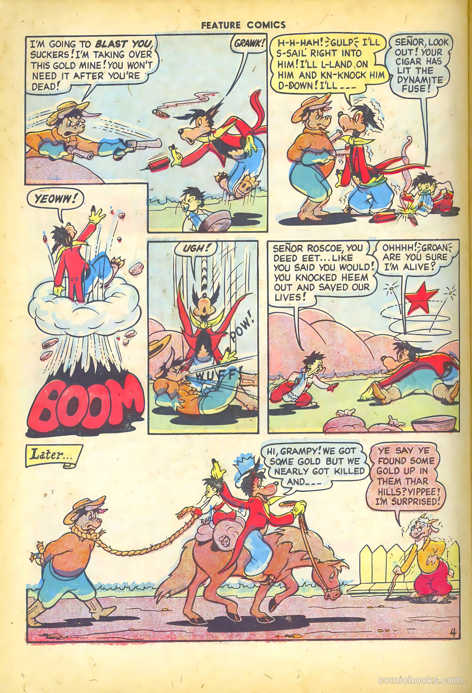 Feature Comics #131 (1949) — page 36 of 52