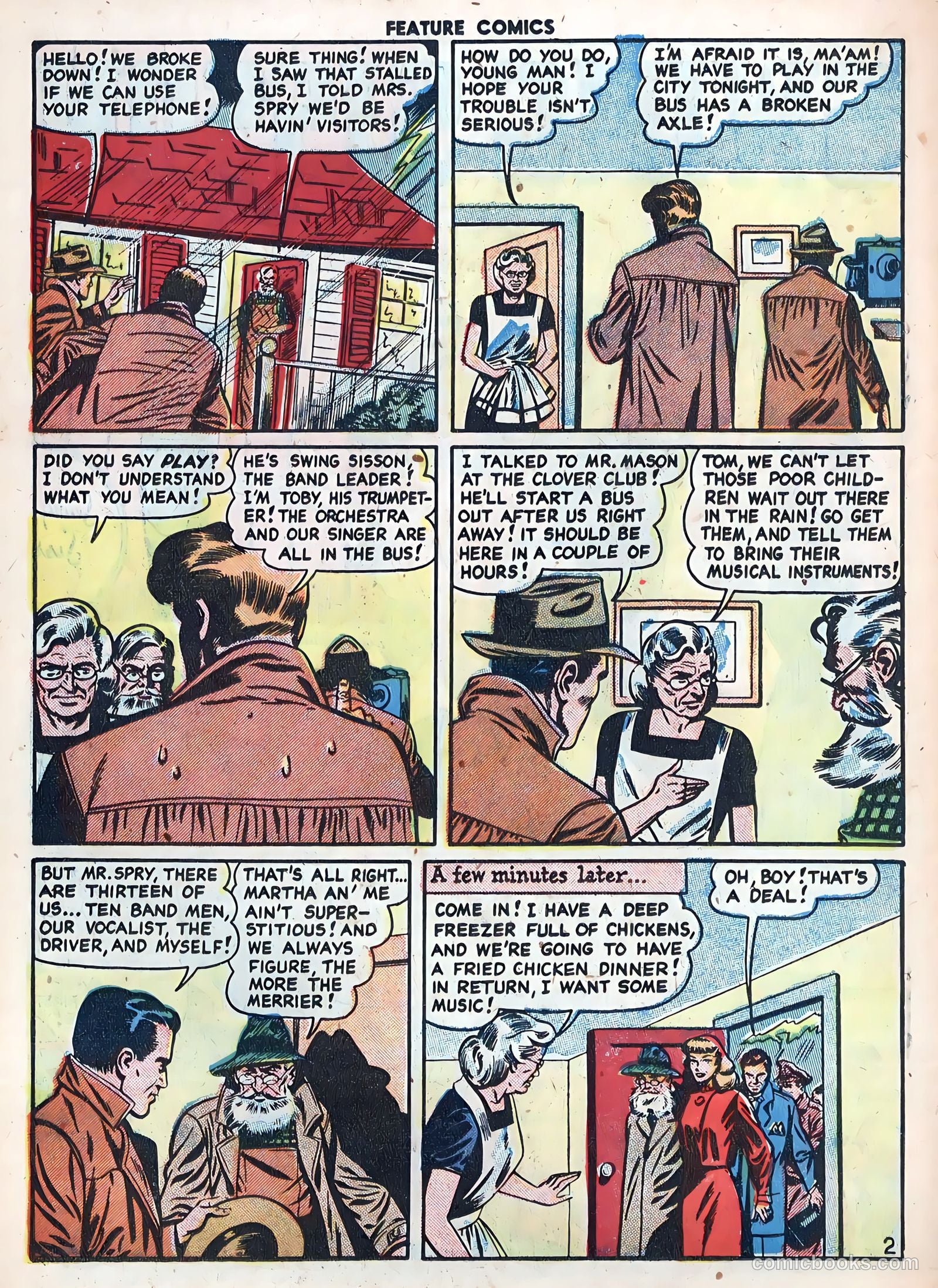 Feature Comics #132 (1949) — page 22 of 52