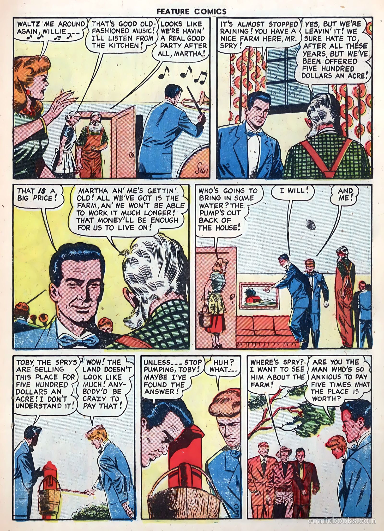 Feature Comics #132 (1949) — page 23 of 52