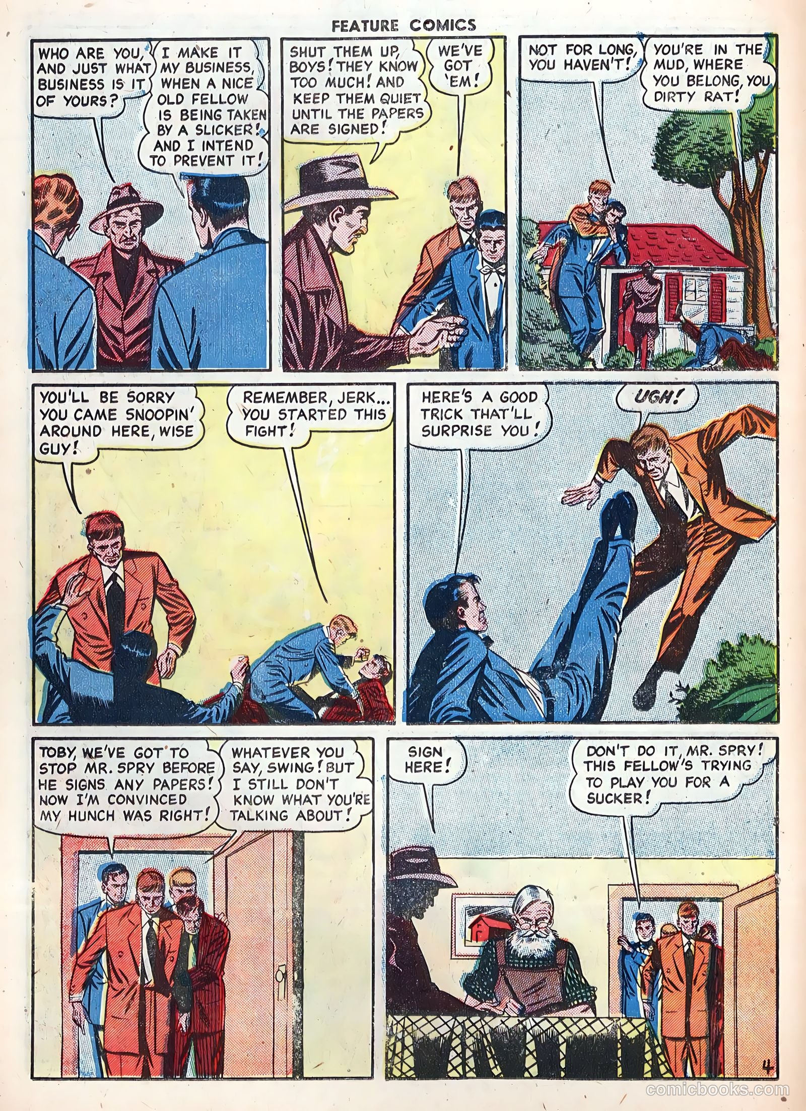 Feature Comics #132 (1949) — page 24 of 52