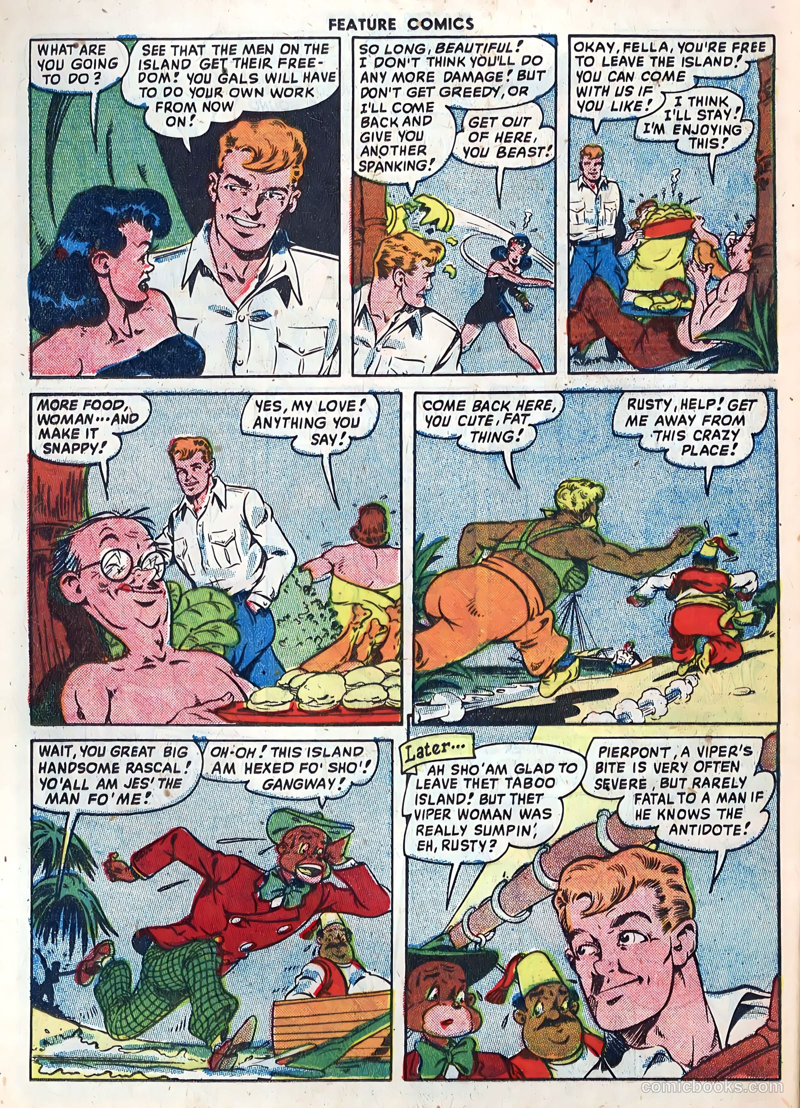 Feature Comics #132 (1949) — page 32 of 52