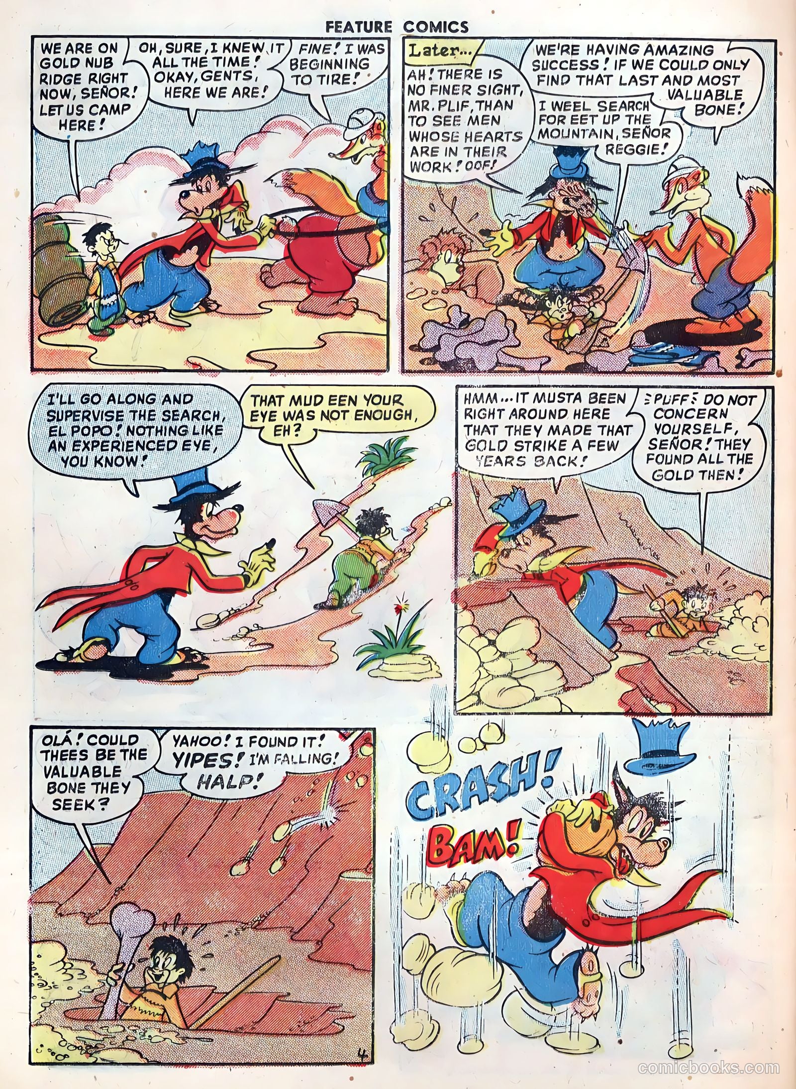 Feature Comics #132 (1949) — page 36 of 52