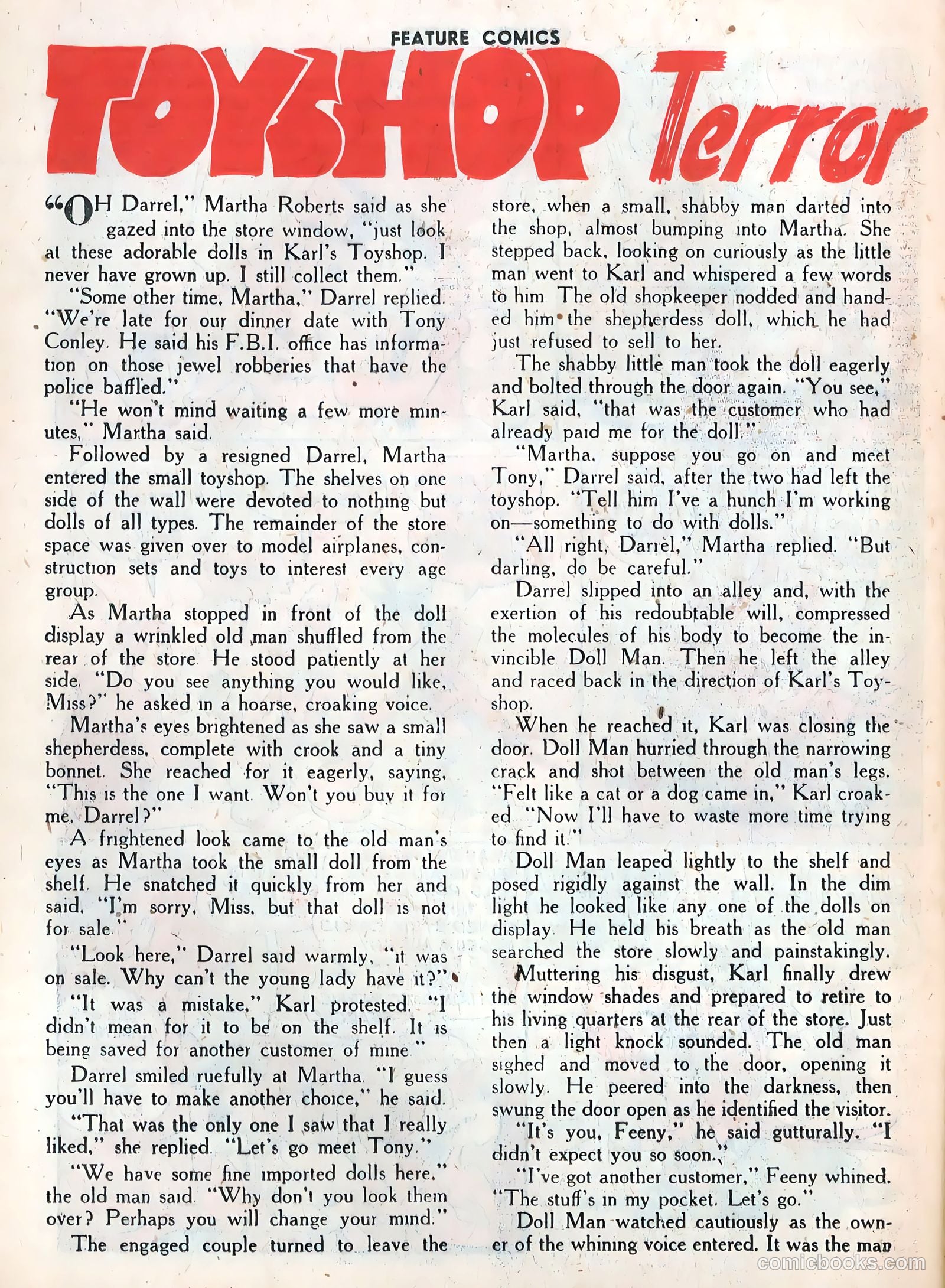 Feature Comics #132 (1949) — page 38 of 52
