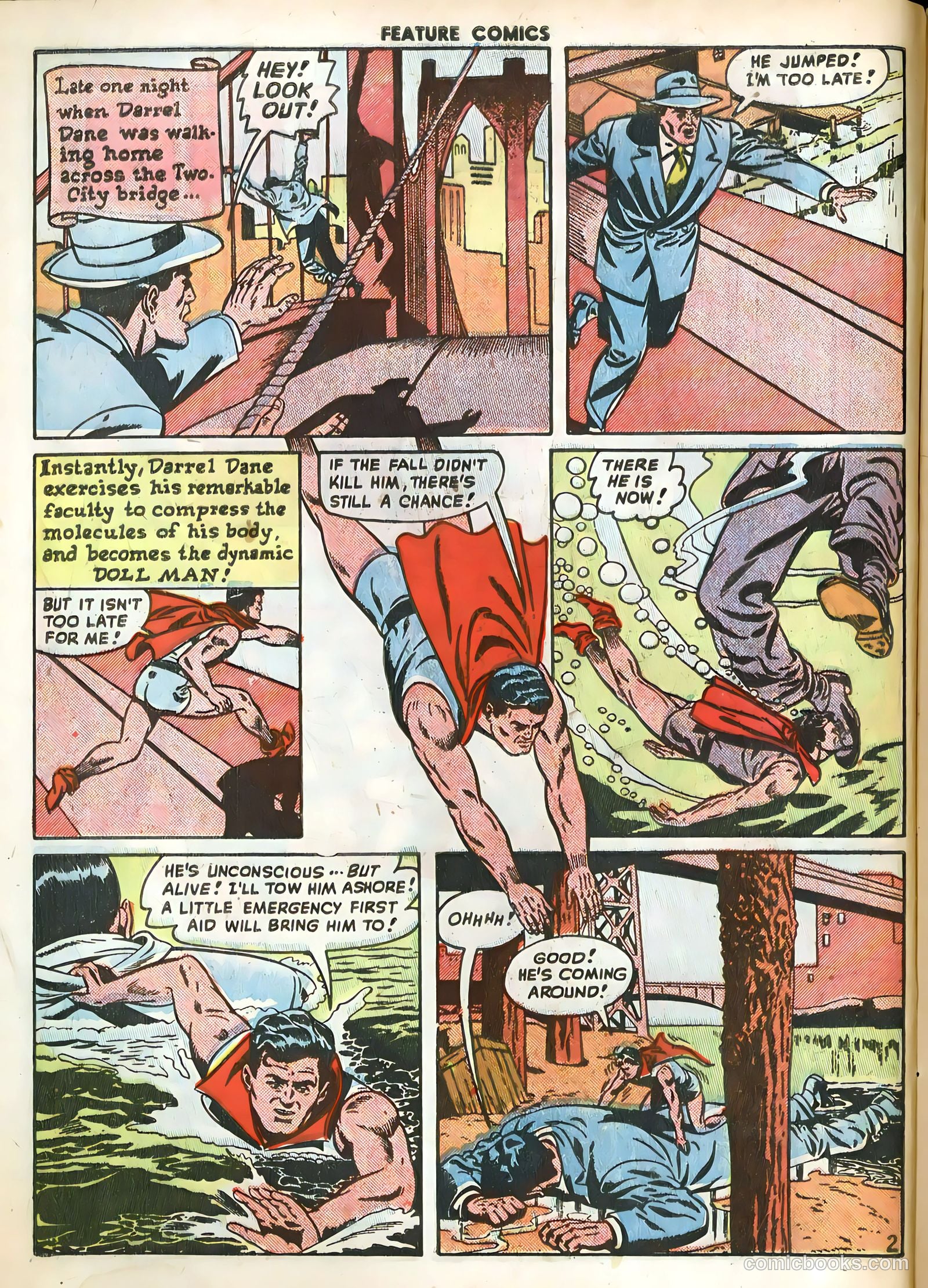 Feature Comics #133 (1949) — page 4 of 36