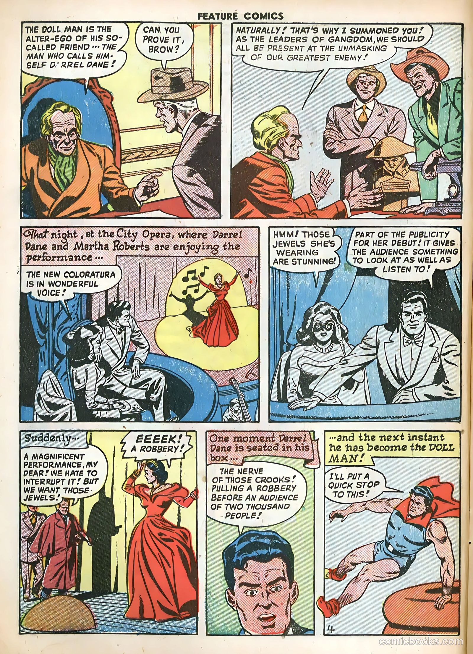 Feature Comics #133 (1949) — page 6 of 36