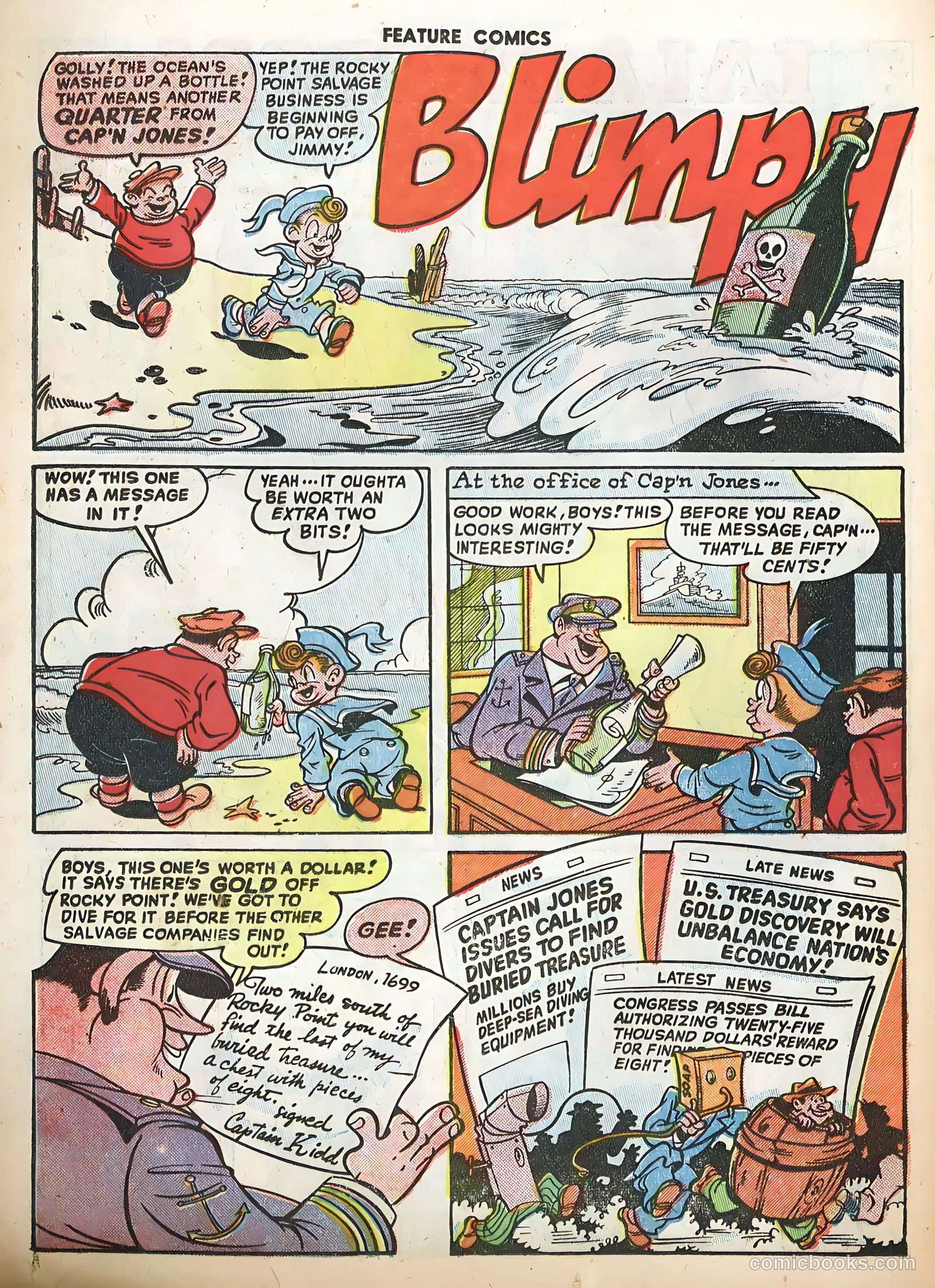 Feature Comics #133 (1949) — page 22 of 36