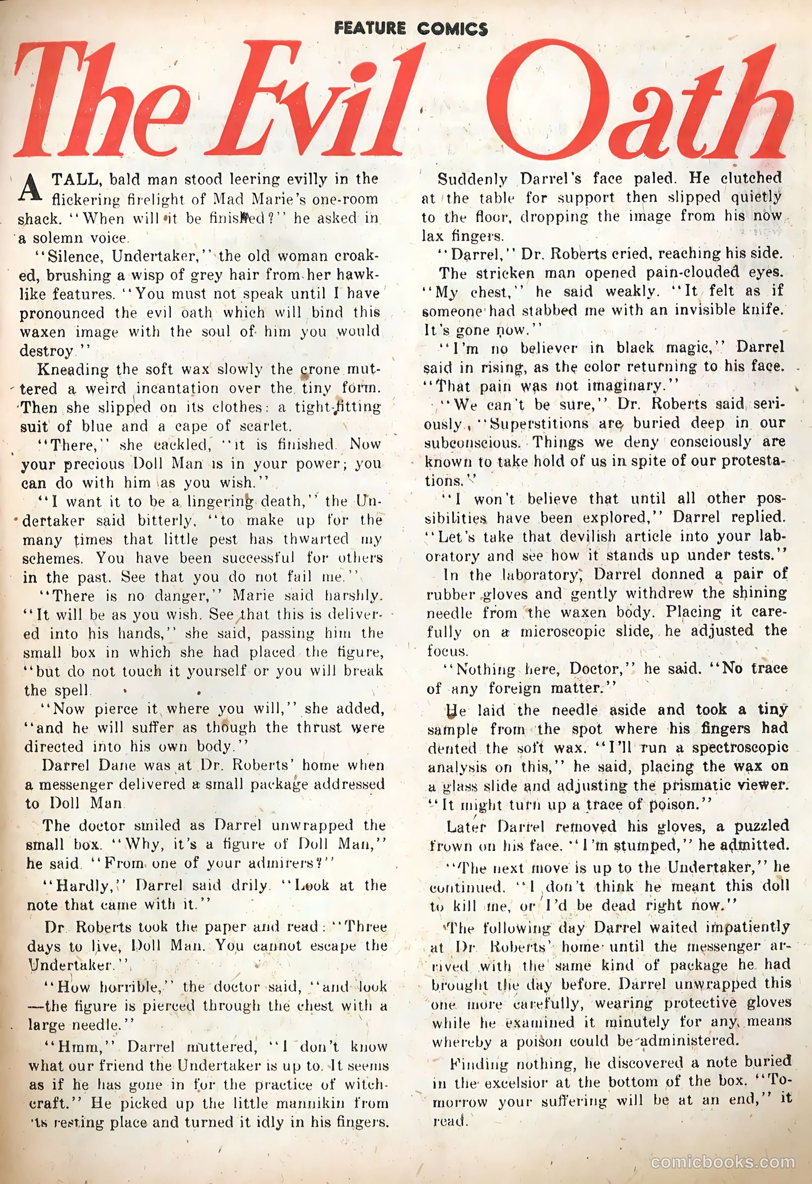 Feature Comics #133 (1949) — page 27 of 36