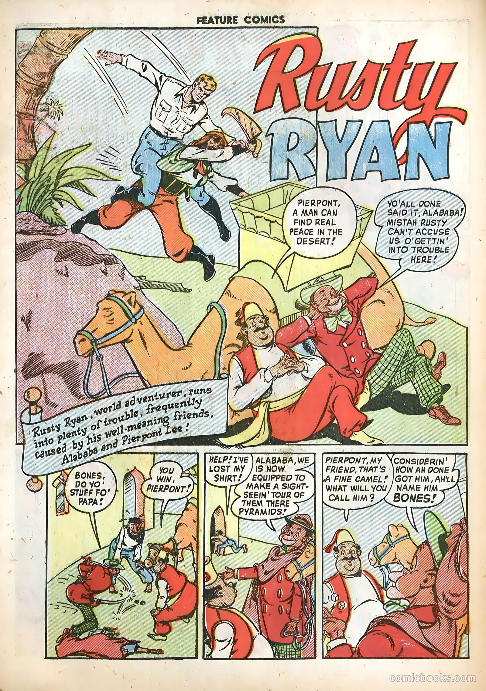 Feature Comics #133 (1949) — page 30 of 36