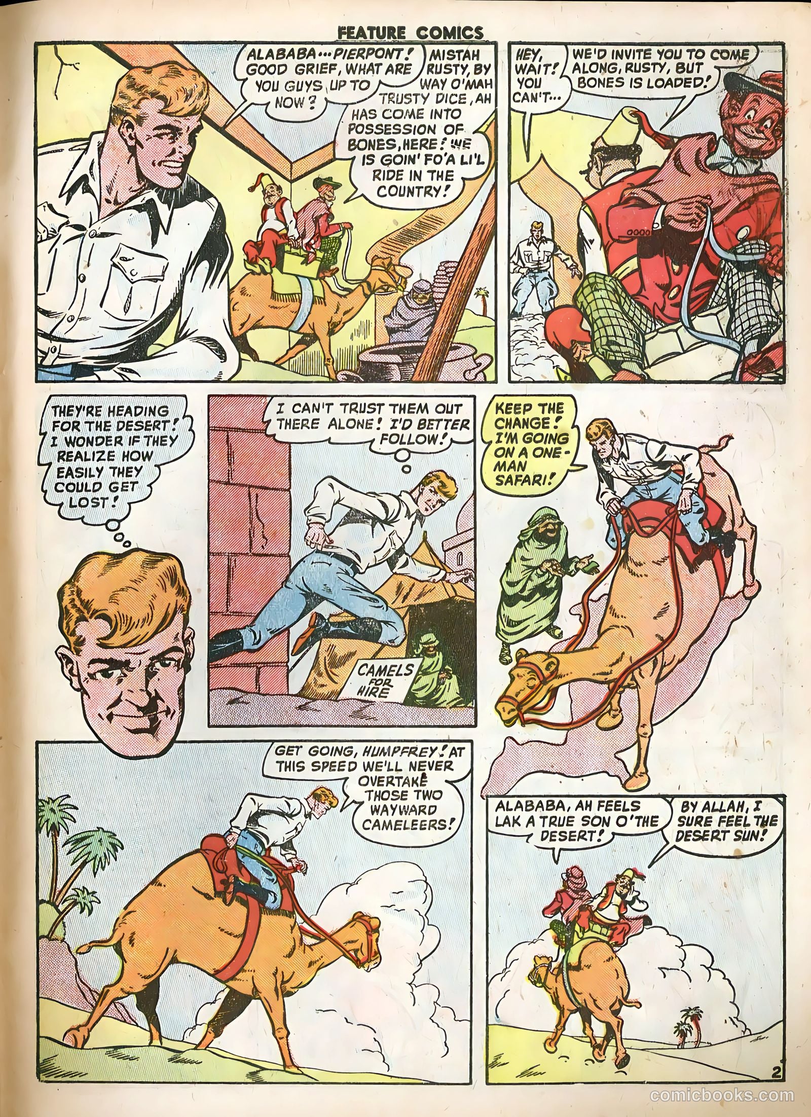 Feature Comics #133 (1949) — page 31 of 36