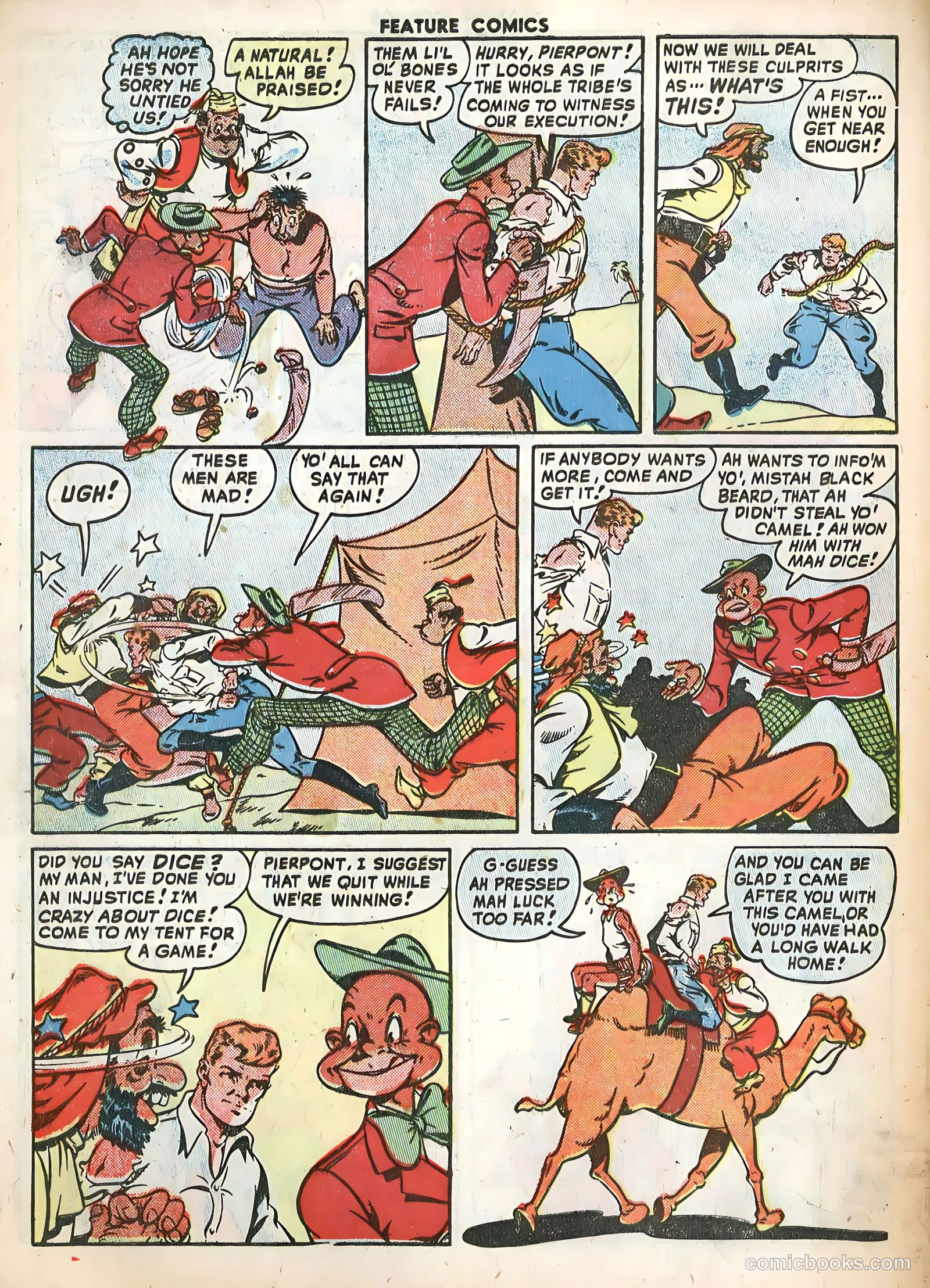 Feature Comics #133 (1949) — page 34 of 36