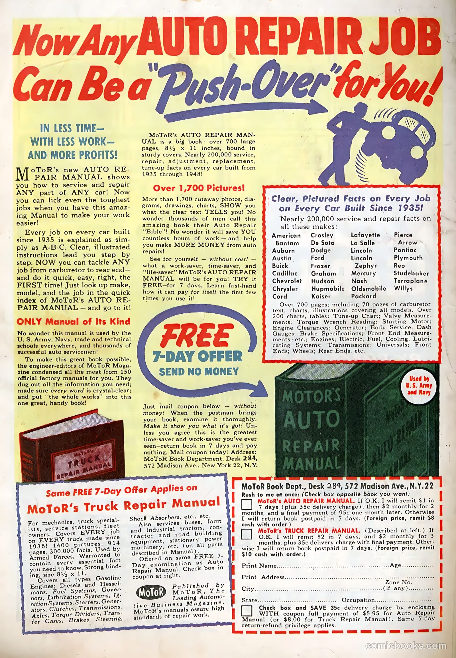 Feature Comics #133 (1949) — page 36 of 36