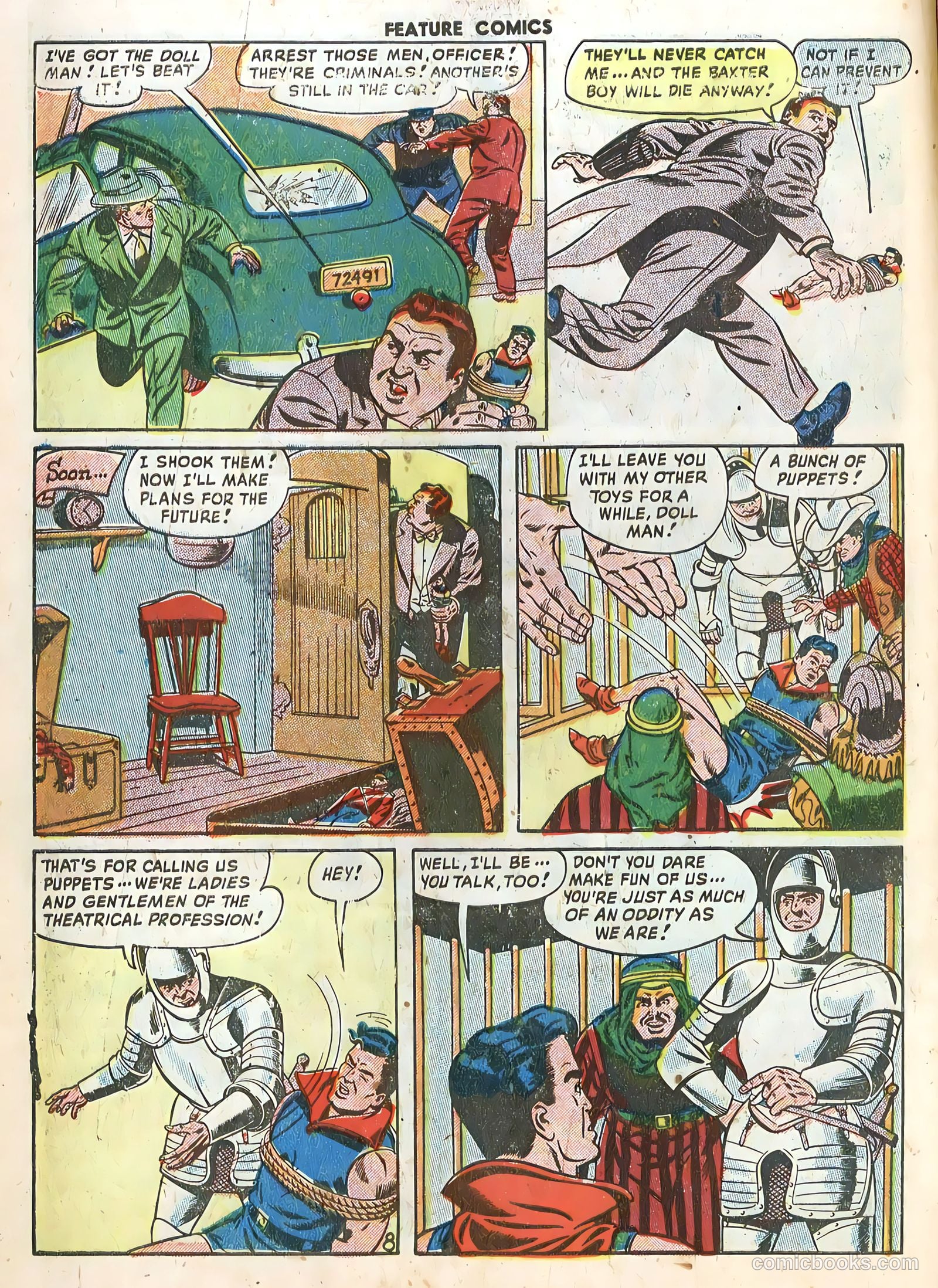 Feature Comics #134 (1949) — page 10 of 36