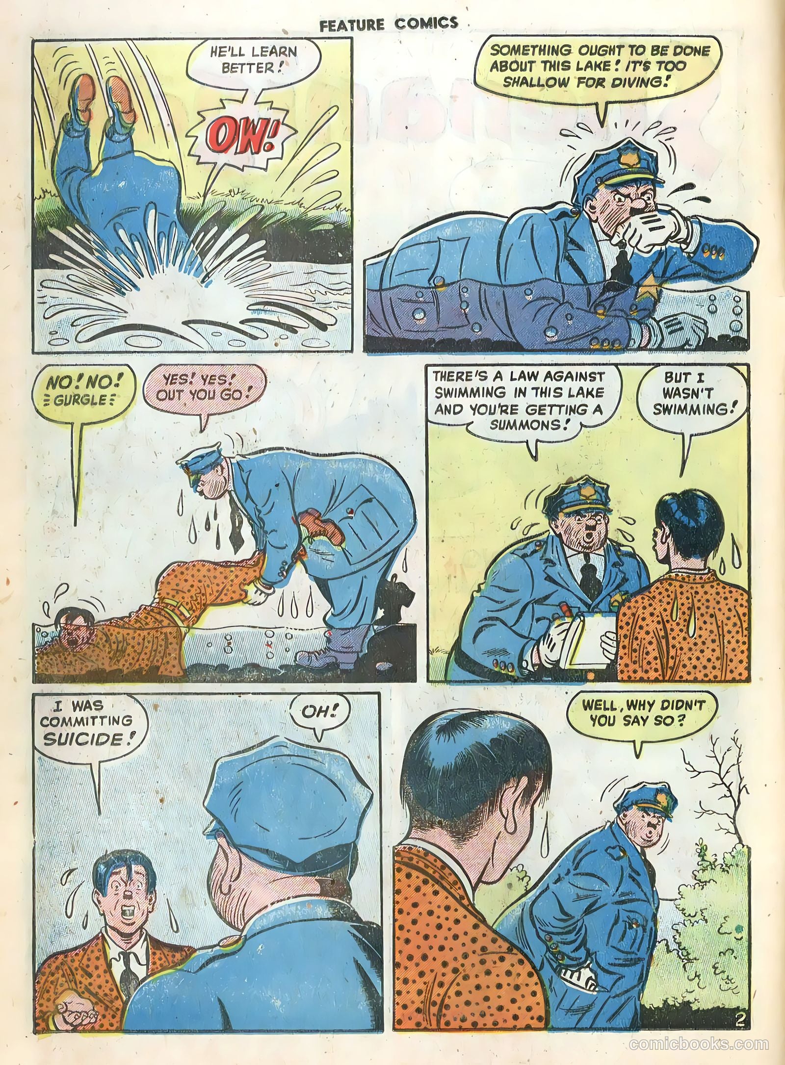Feature Comics #134 (1949) — page 16 of 36