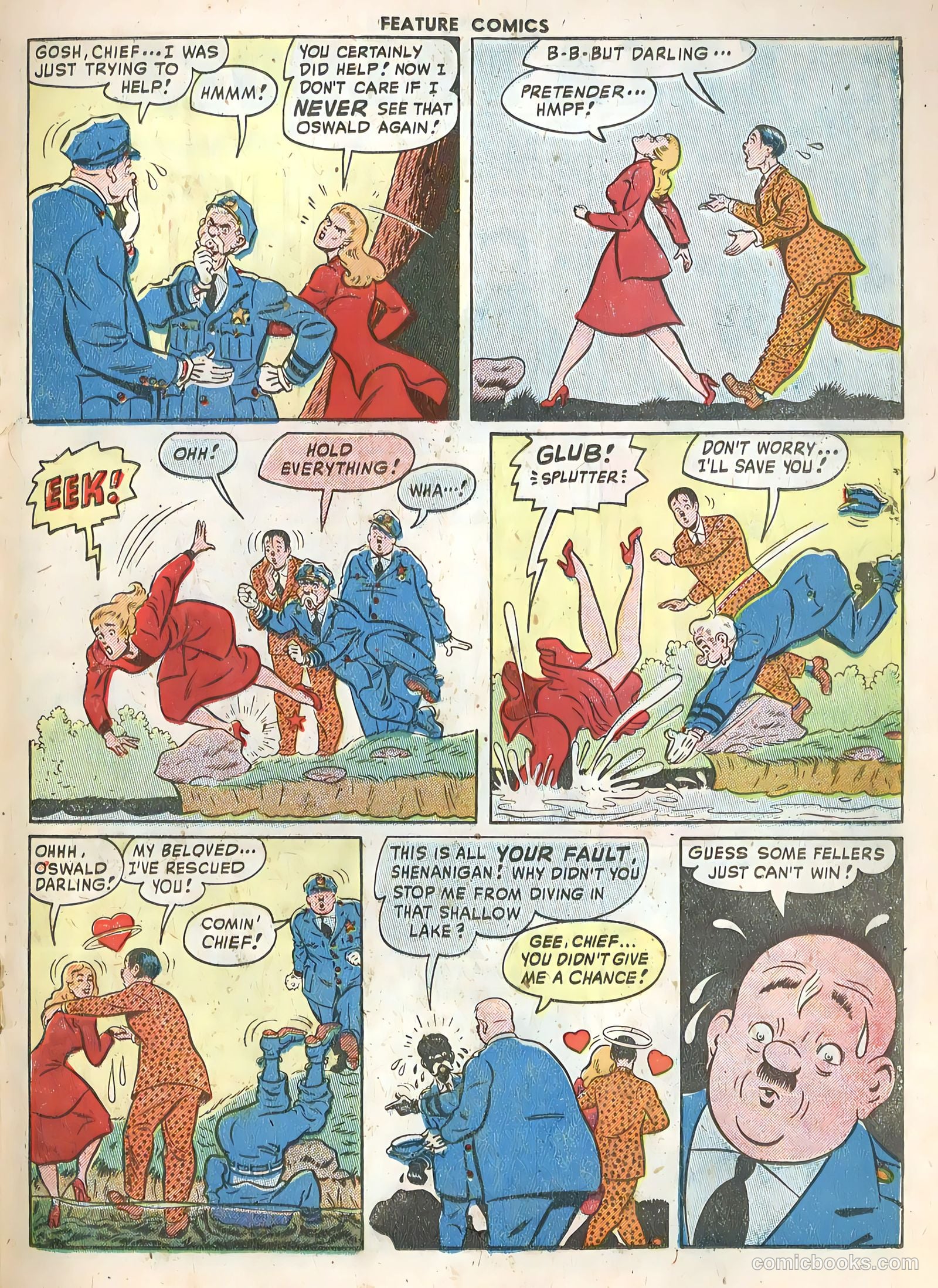 Feature Comics #134 (1949) — page 19 of 36