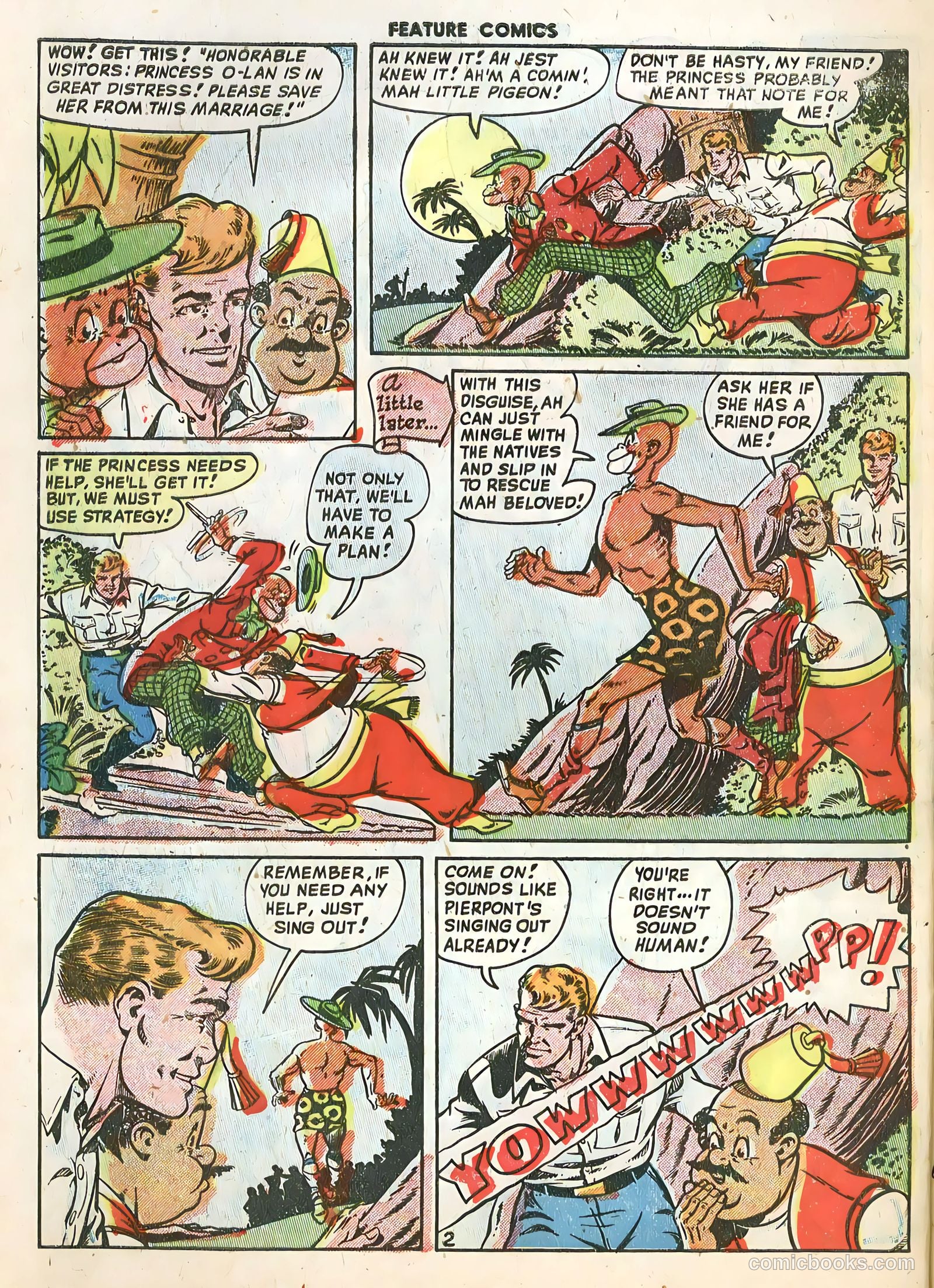 Feature Comics #134 (1949) — page 30 of 36