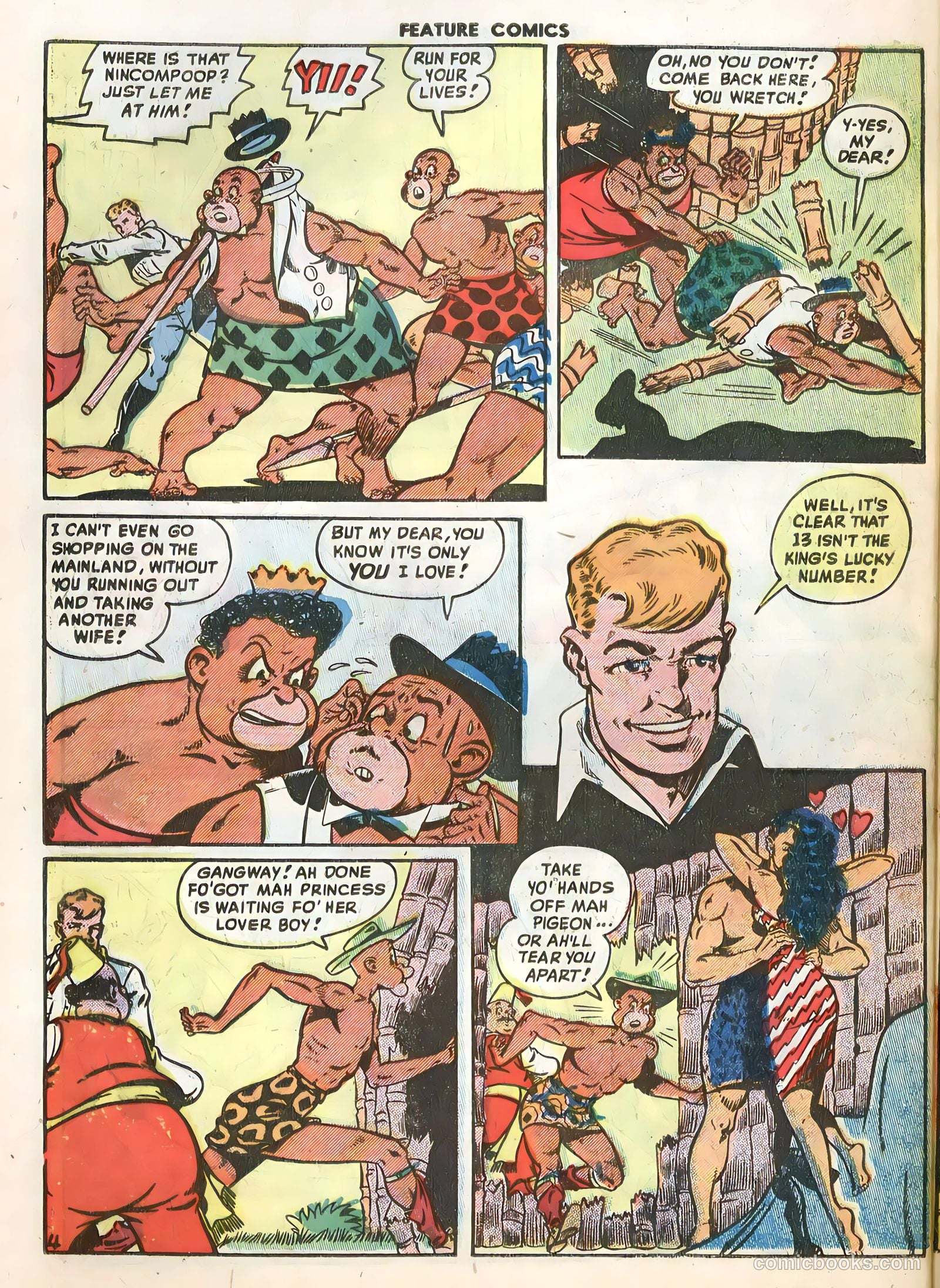 Feature Comics #134 (1949) — page 32 of 36