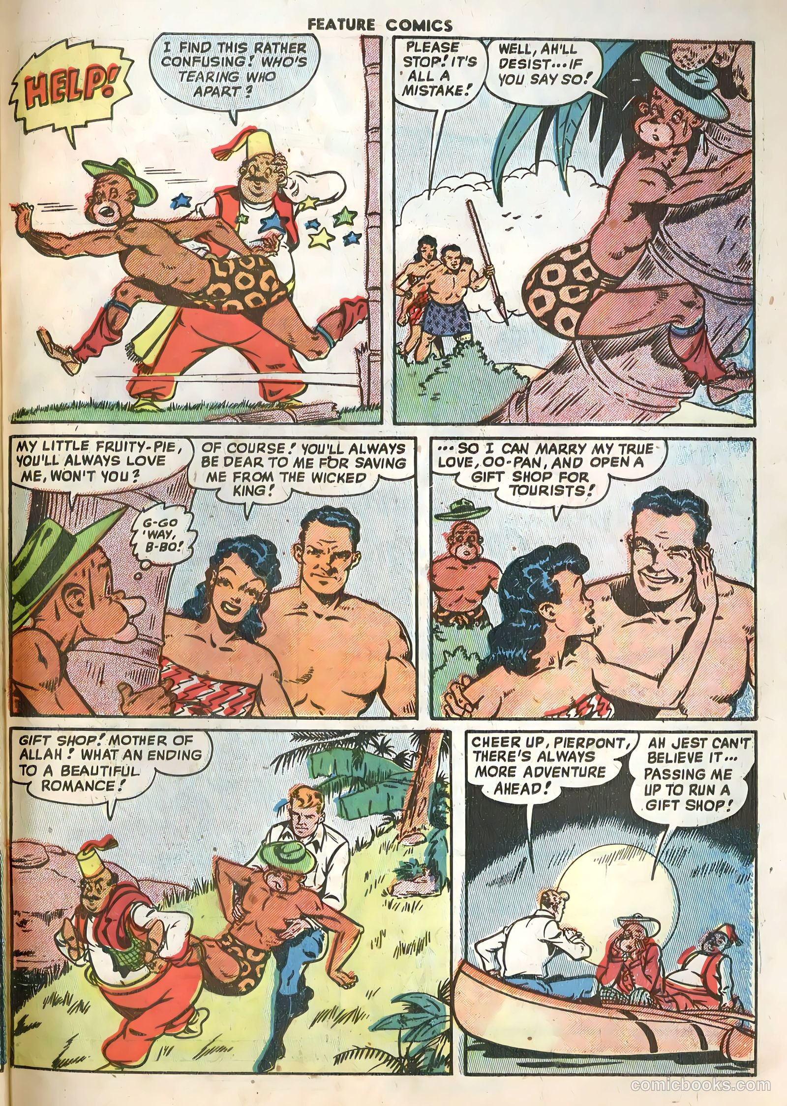 Feature Comics #134 (1949) — page 33 of 36