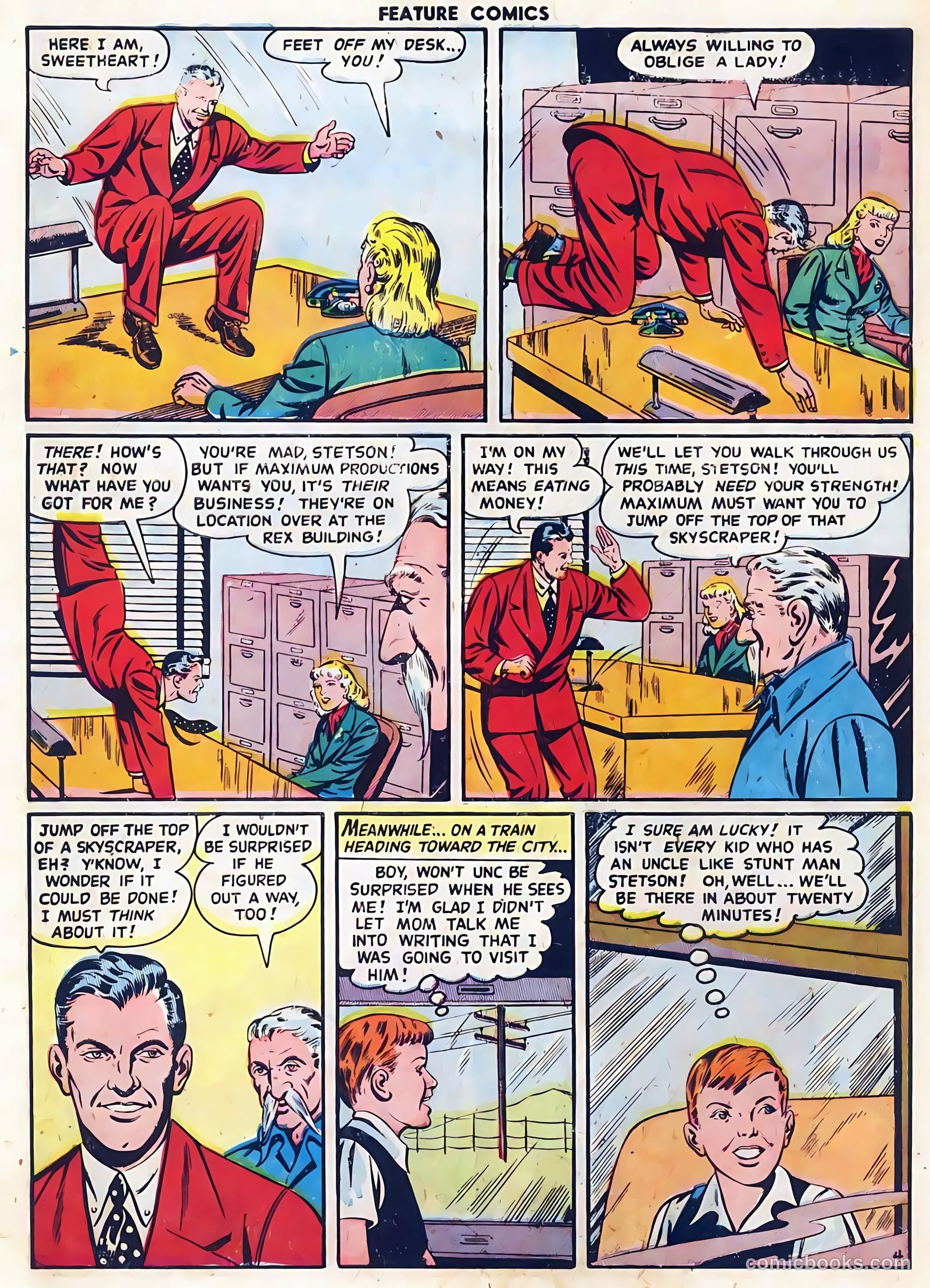Feature Comics #140 (1949) — page 6 of 36