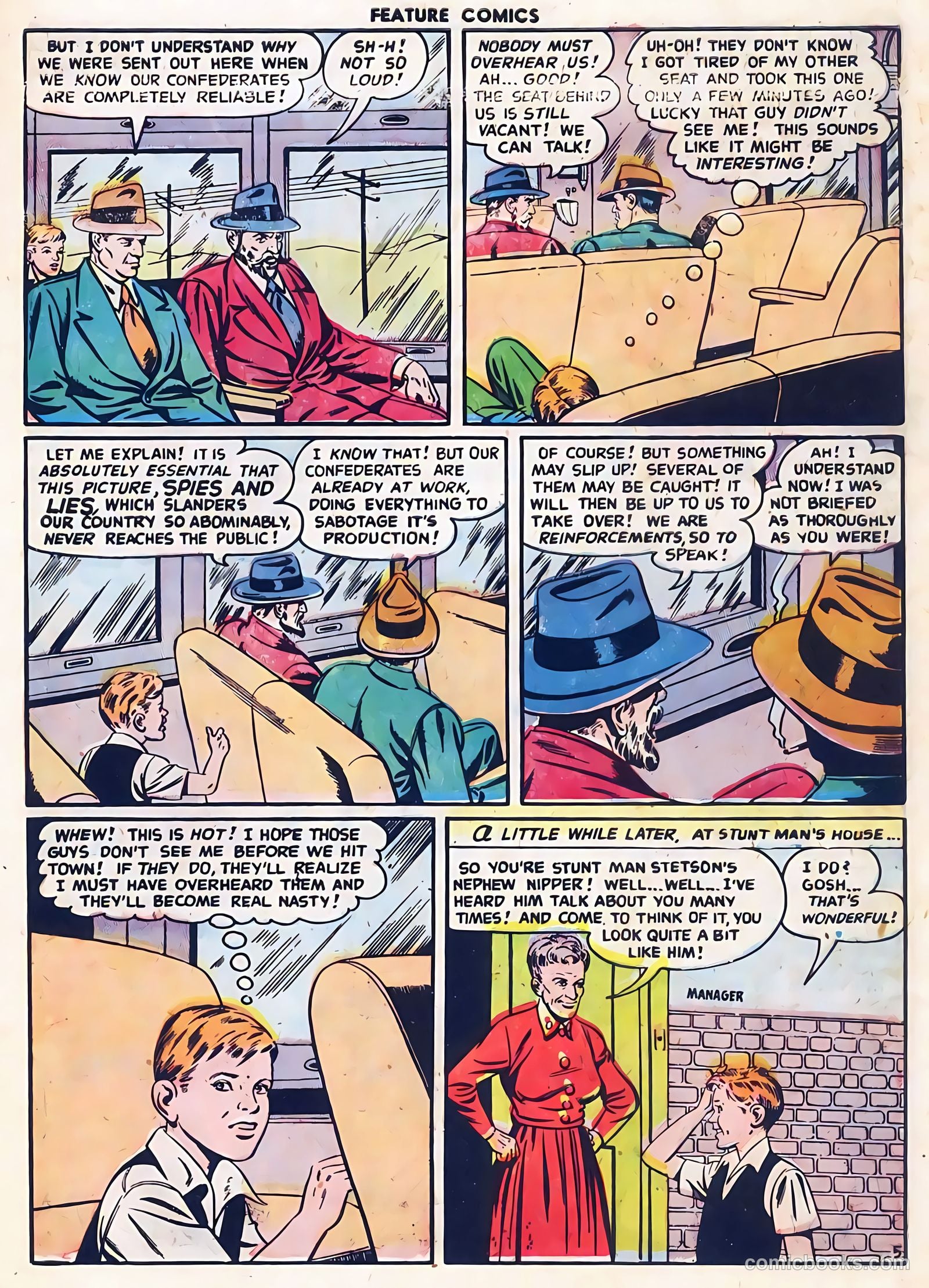 Feature Comics #140 (1949) — page 7 of 36
