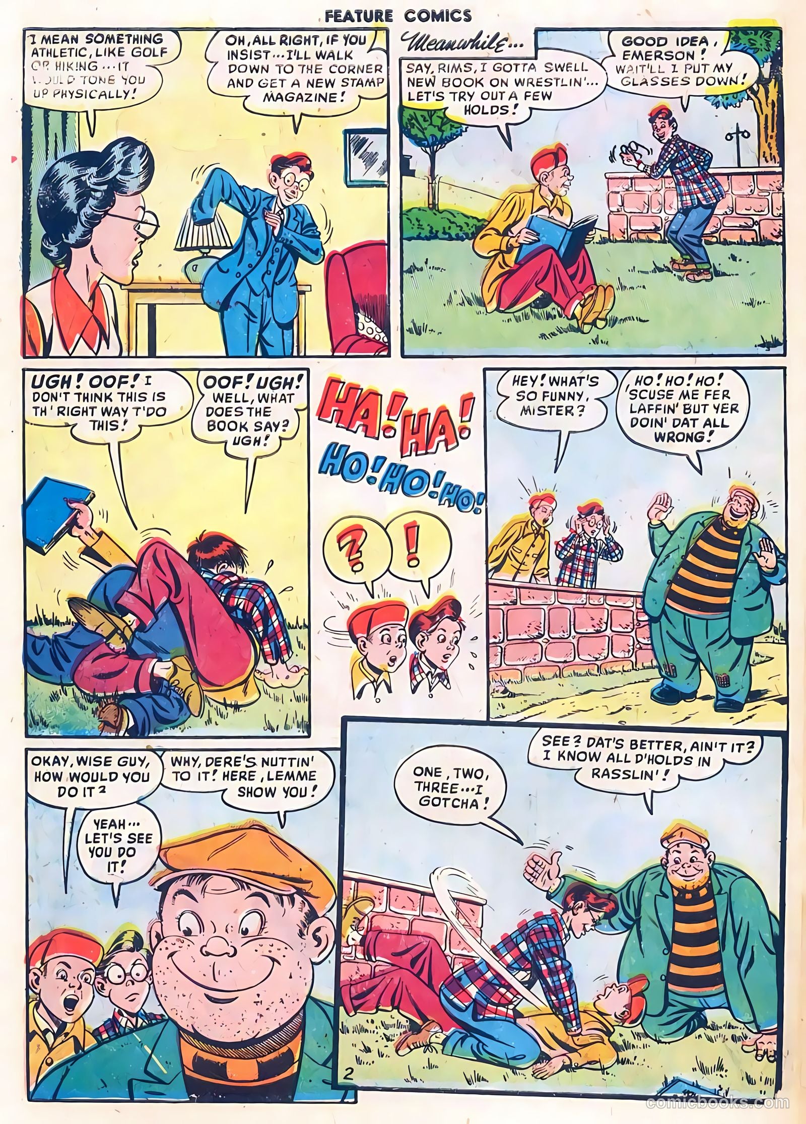 Feature Comics #140 (1949) — page 30 of 36
