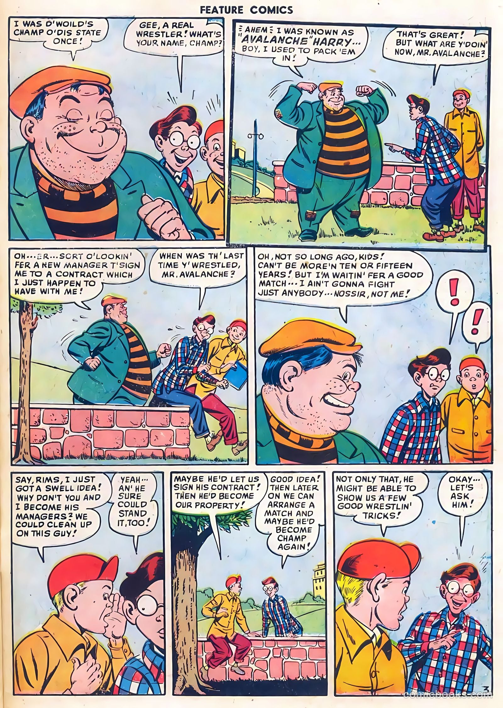 Feature Comics #140 (1949) — page 31 of 36