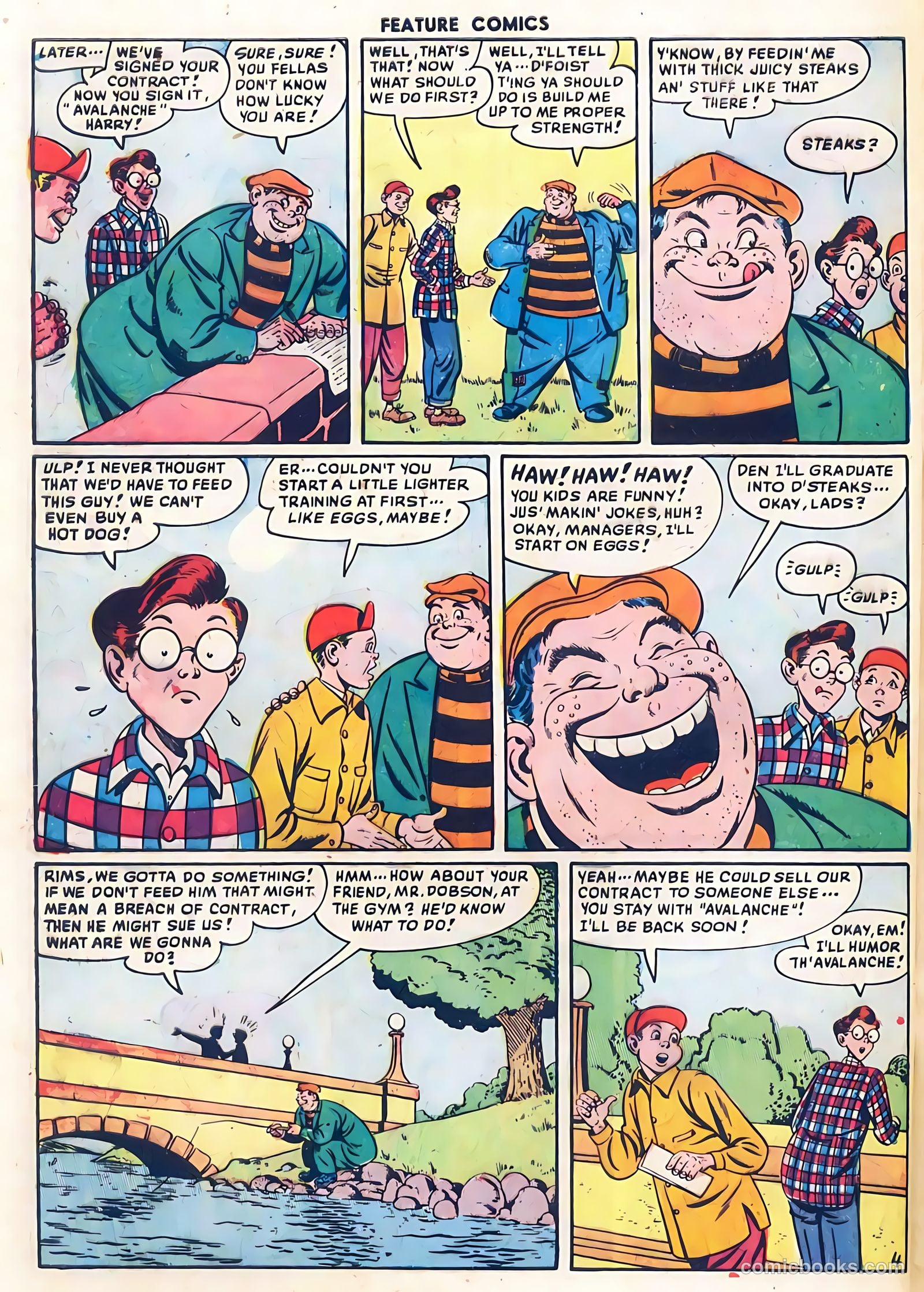 Feature Comics #140 (1949) — page 32 of 36