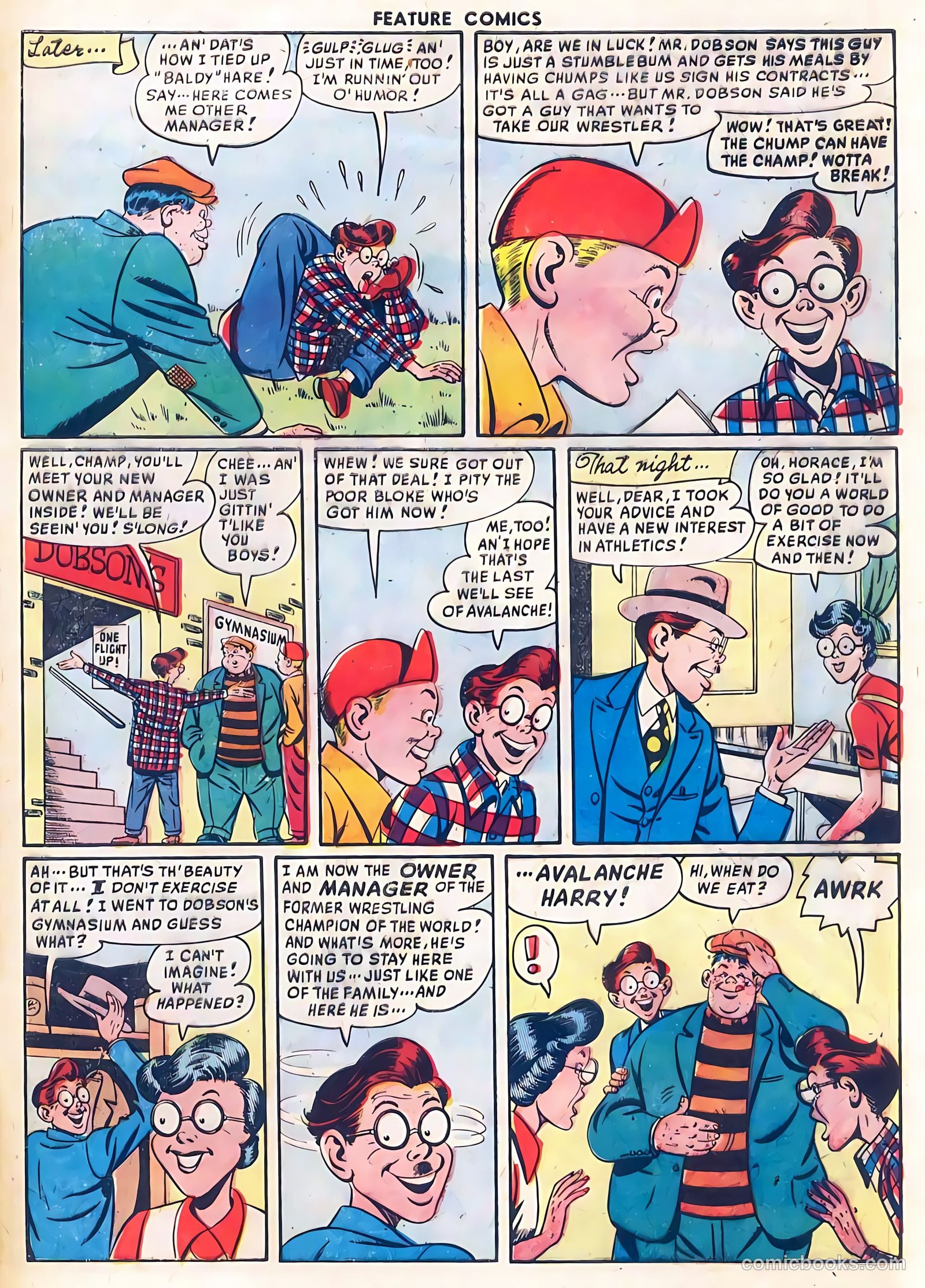 Feature Comics #140 (1949) — page 33 of 36