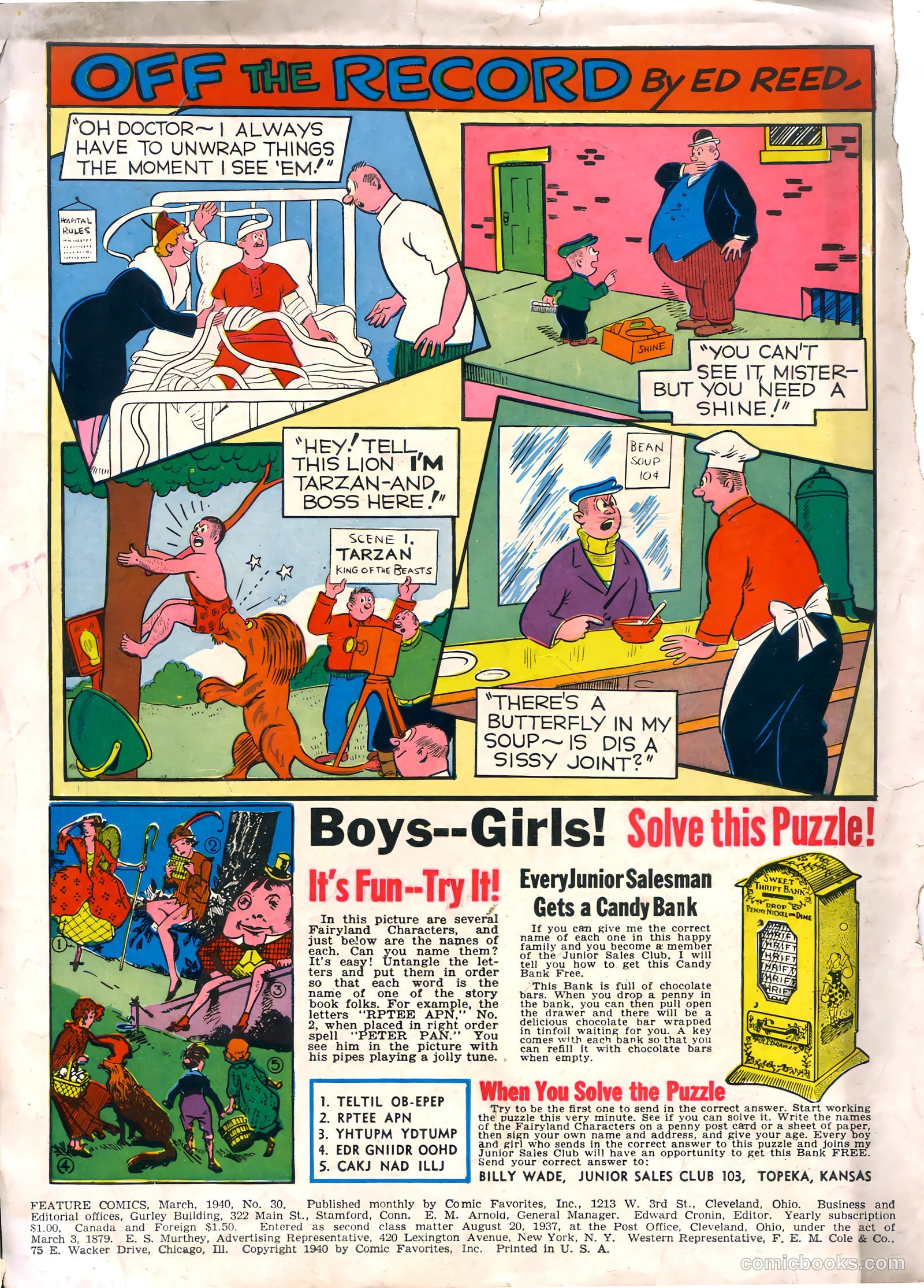 Feature Comics #30 (1940) — page 2 of 68