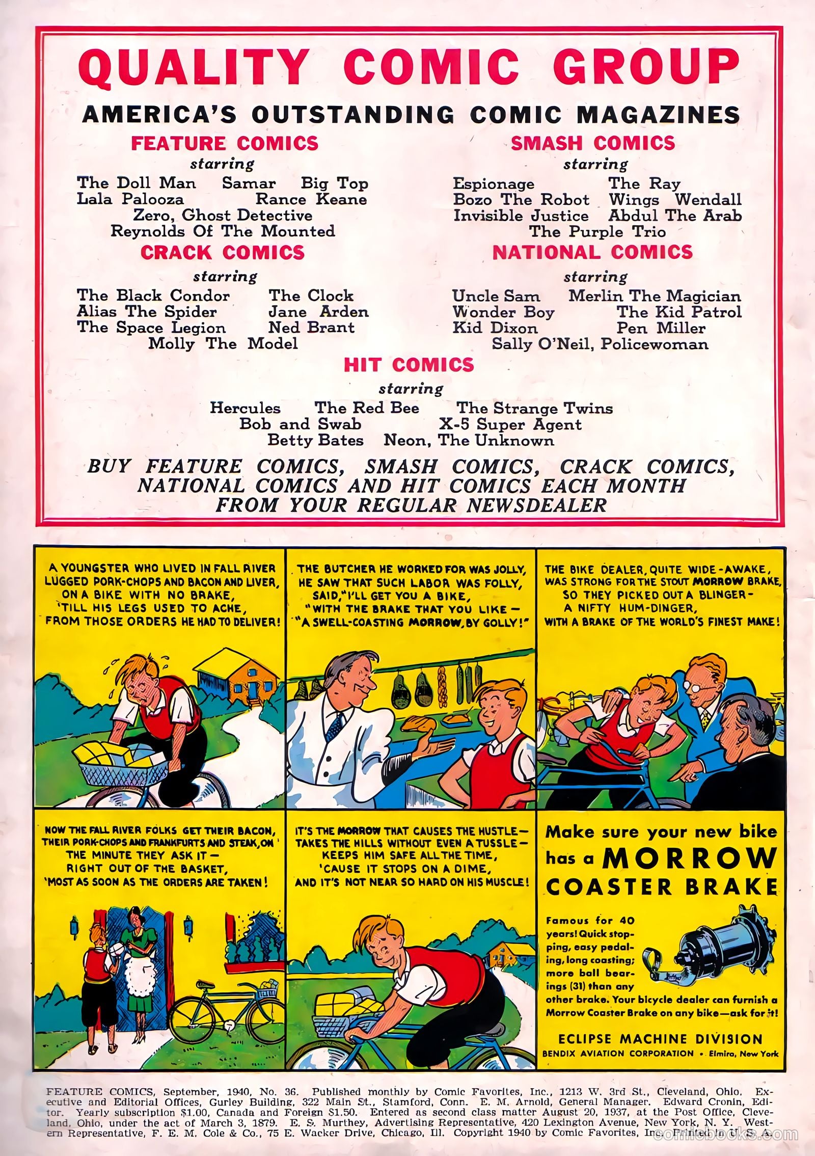 Feature Comics #36 (1940) — page 2 of 68