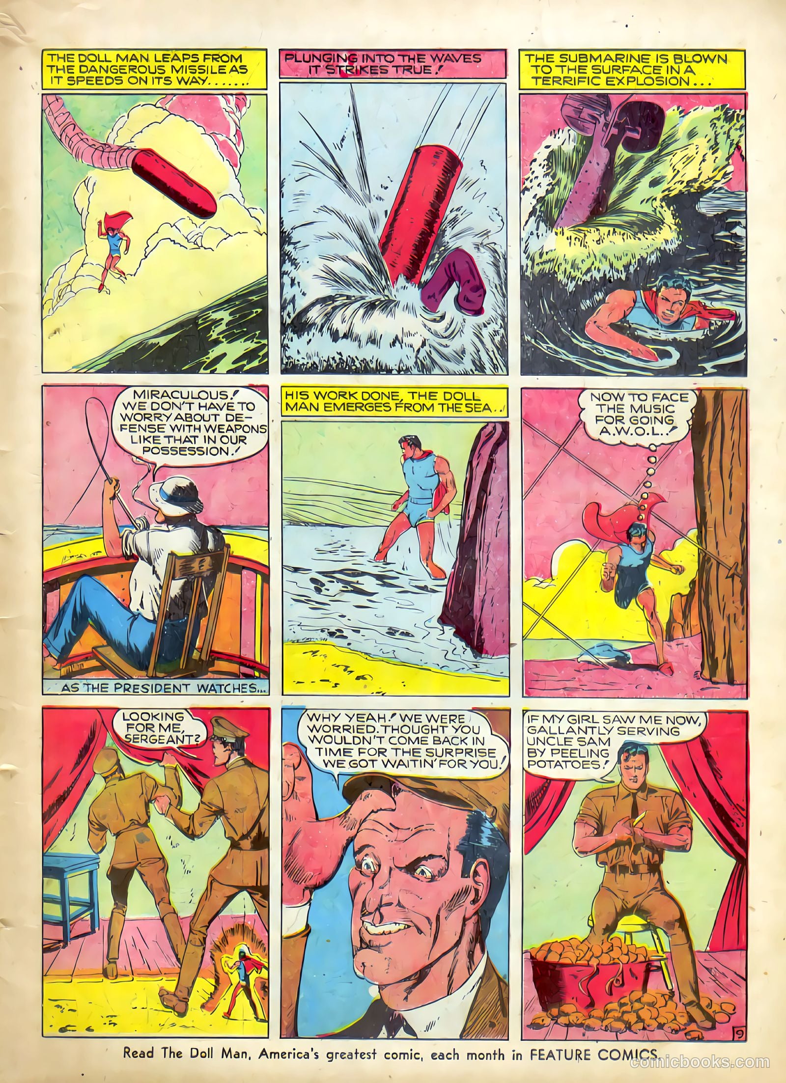 Feature Comics #41 (1941) — page 11 of 68