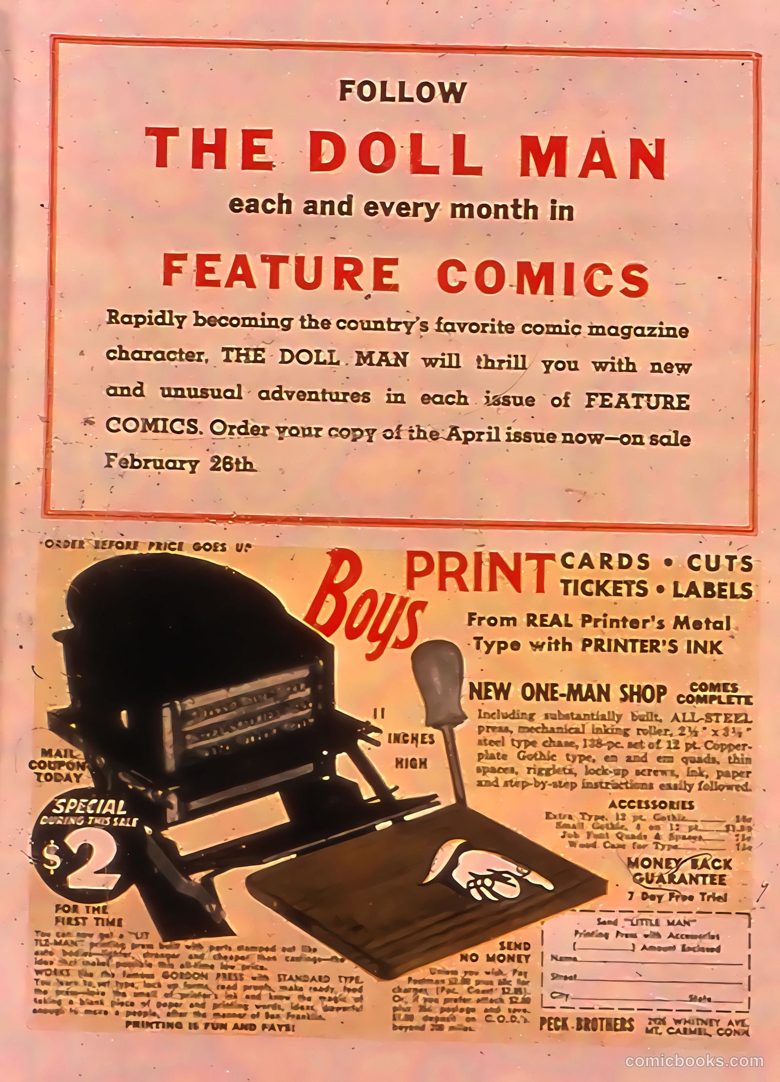Feature Comics #42 (1941) — page 67 of 68
