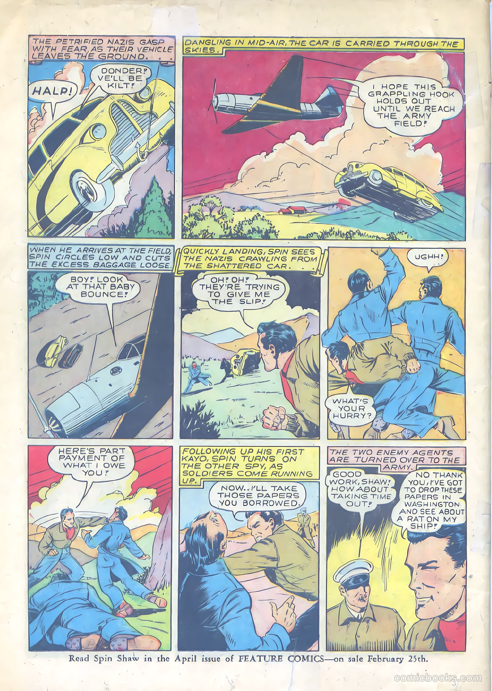 Feature Comics #54 (1942) — page 65 of 66