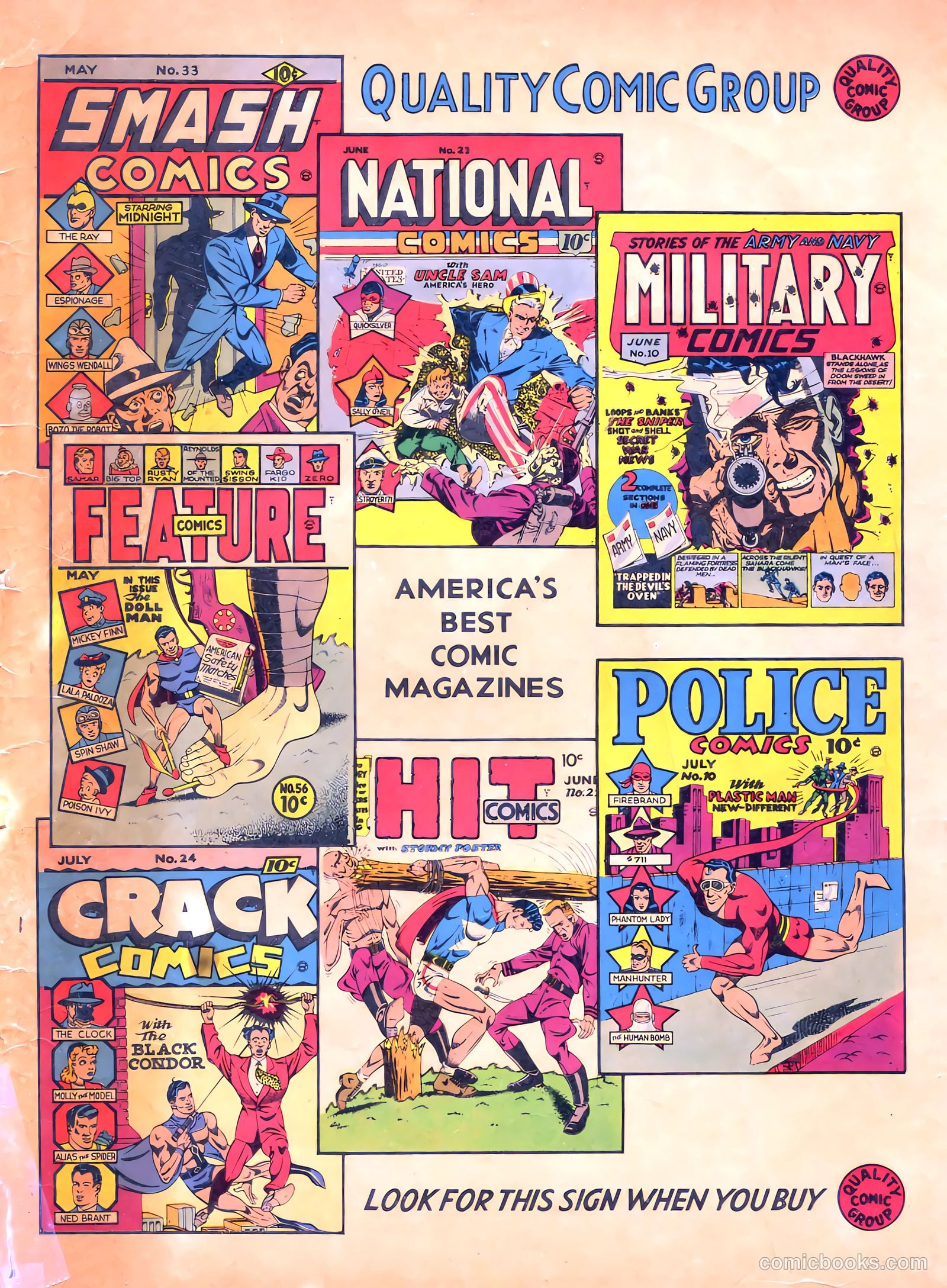 Feature Comics #56 (1942) — page 67 of 68
