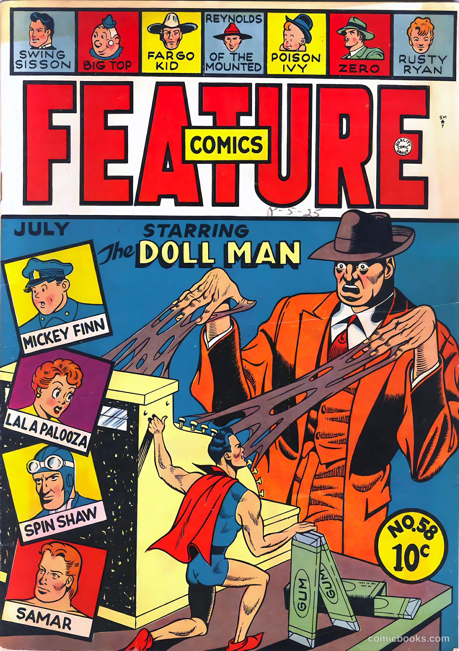 Feature Comics #58 (1942) — page 2 of 70