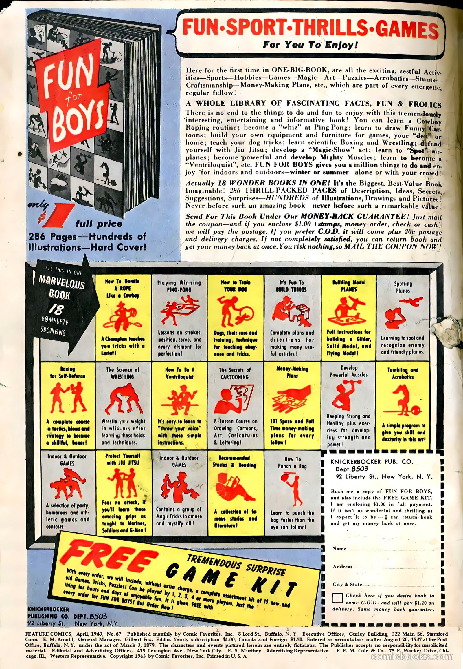 Feature Comics #67 (1943) — page 2 of 68