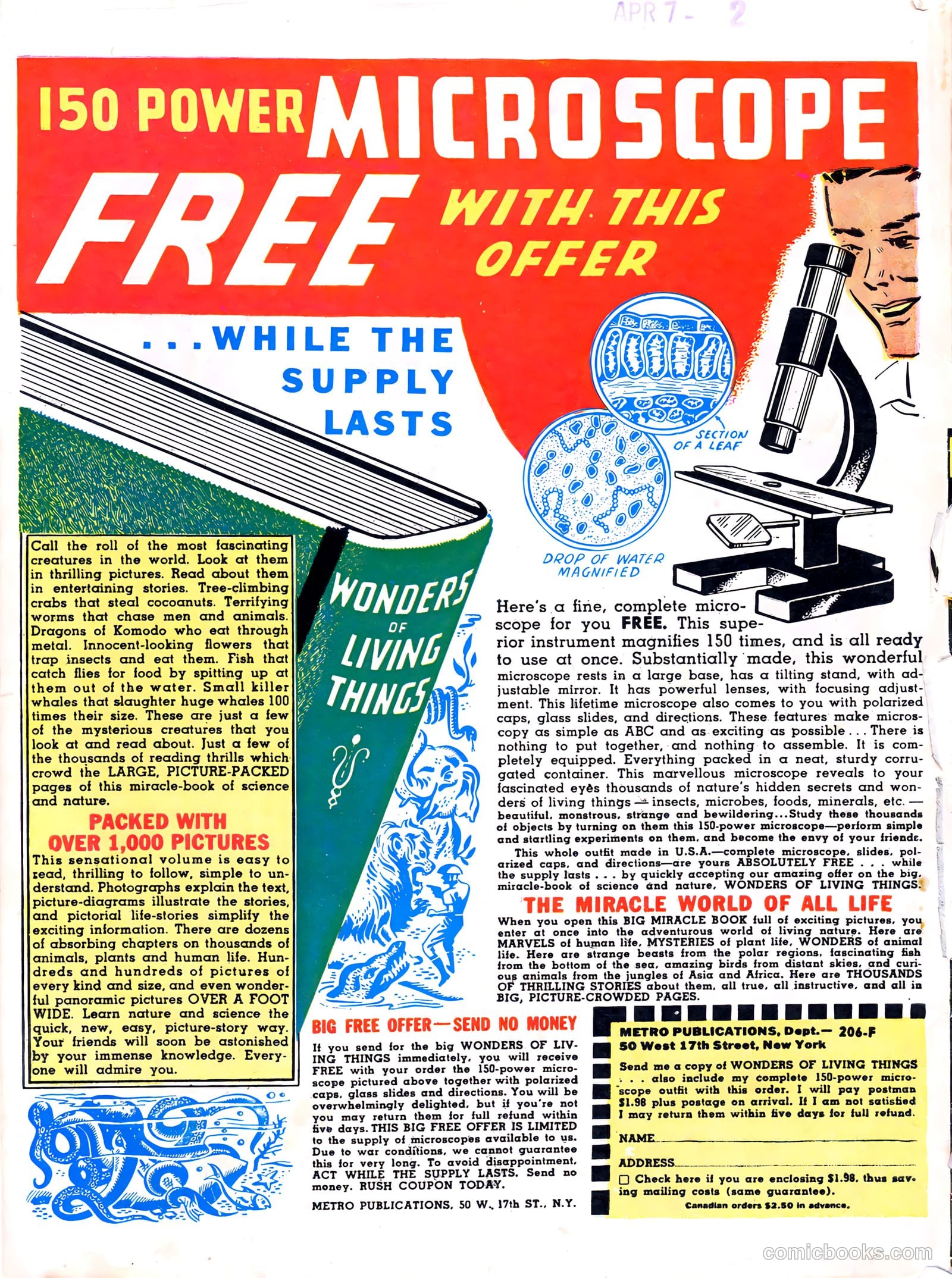 Feature Comics #68 (1943) — page 68 of 68