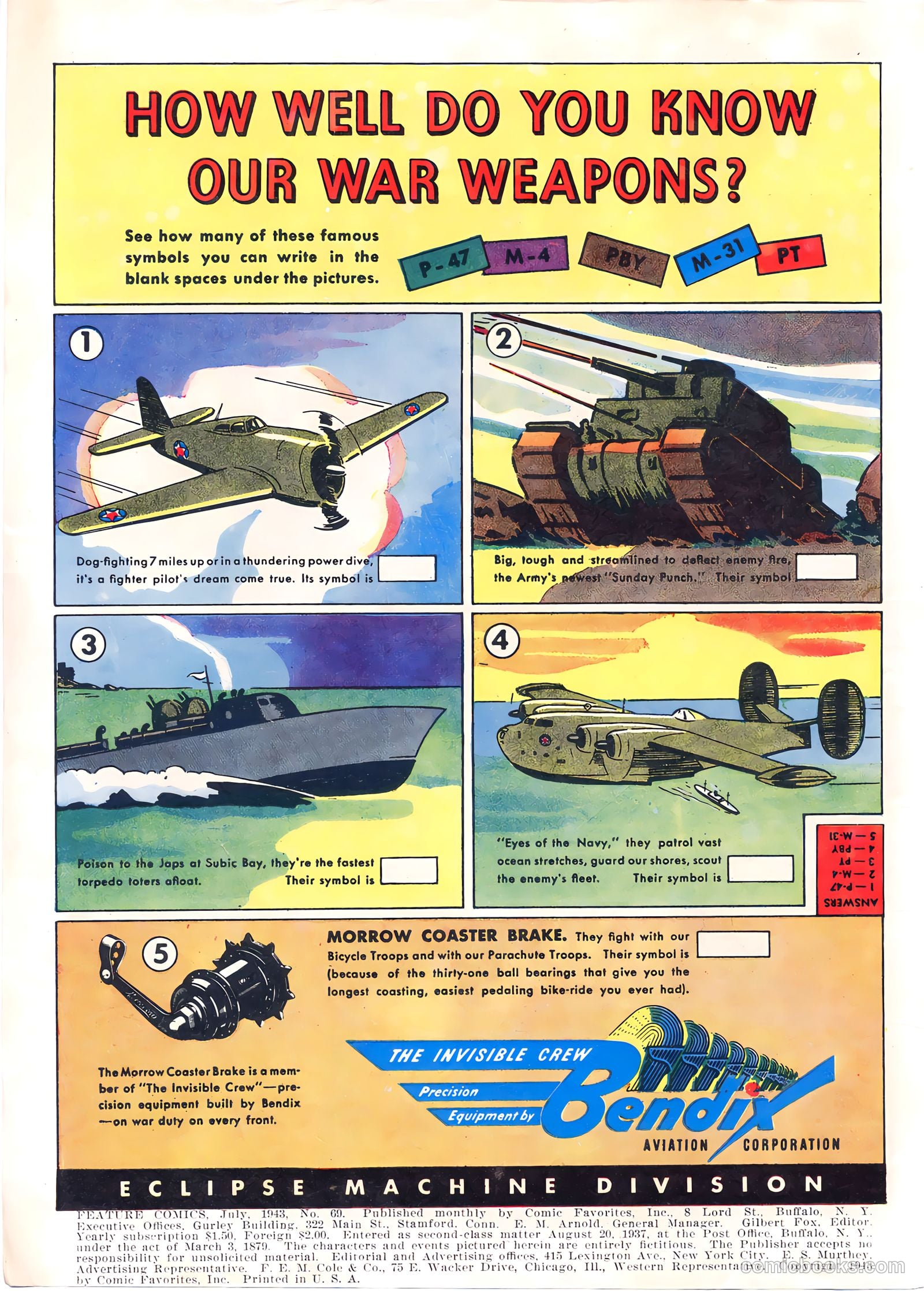 Feature Comics #69 (1943) — page 2 of 68