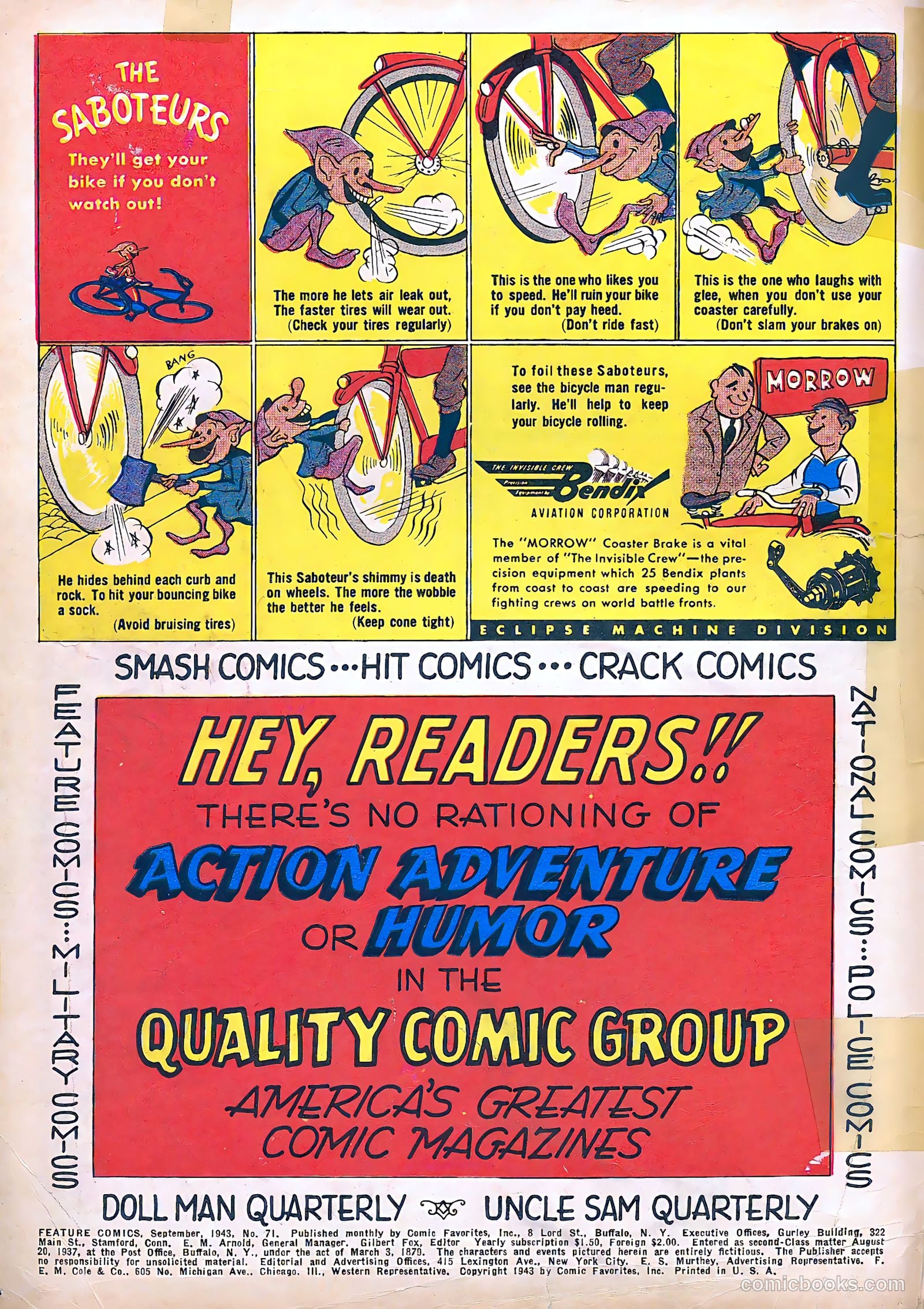 Feature Comics #71 (1943) — page 2 of 68