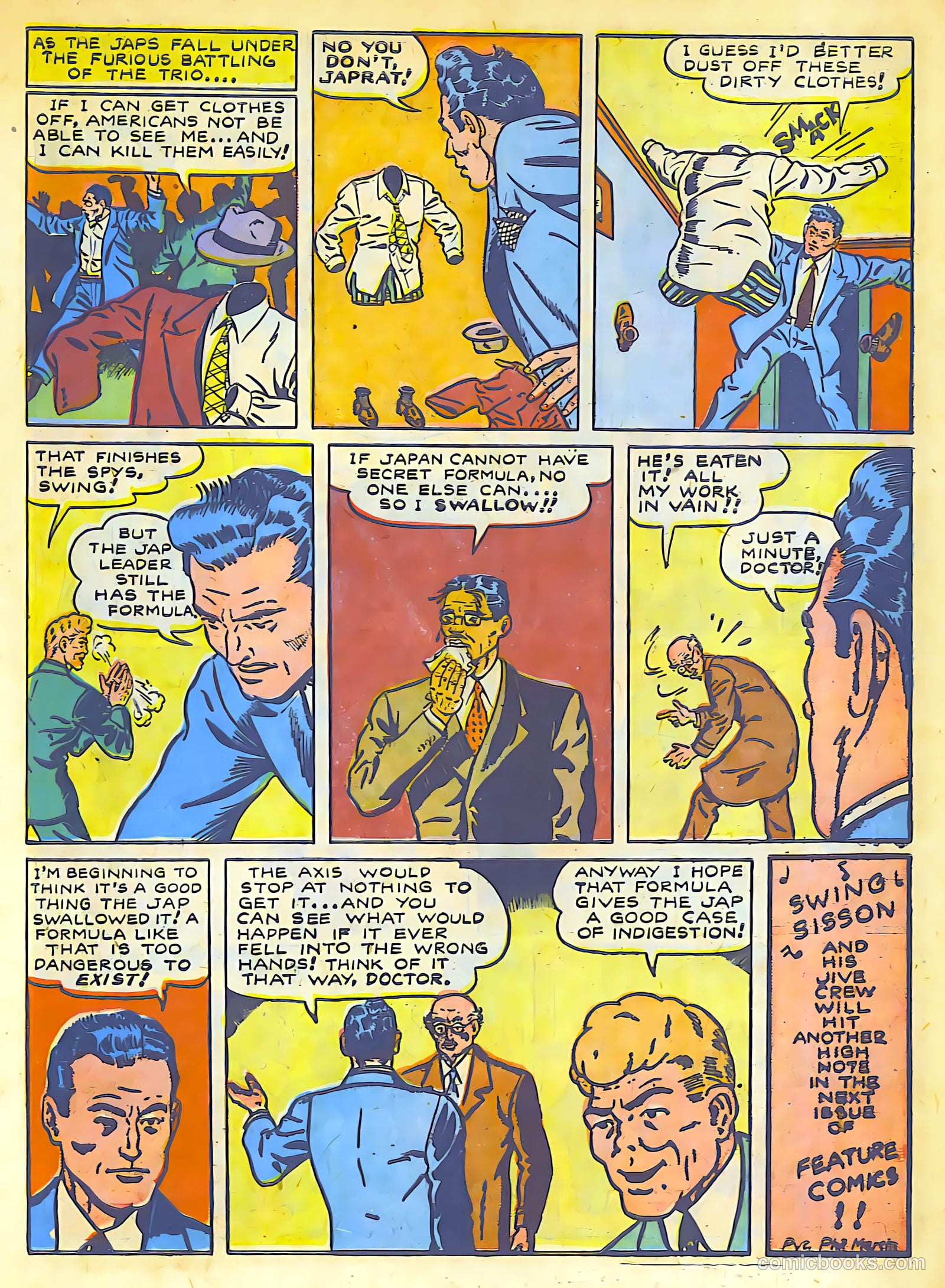 Feature Comics #72 (1943) — page 32 of 63