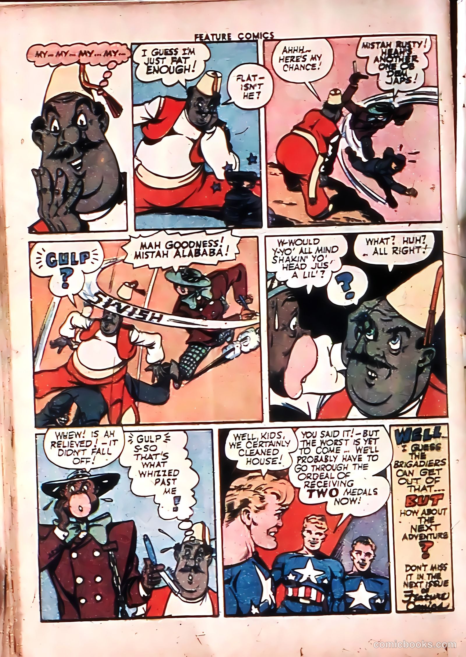 Feature Comics #73 (1943) — page 58 of 60