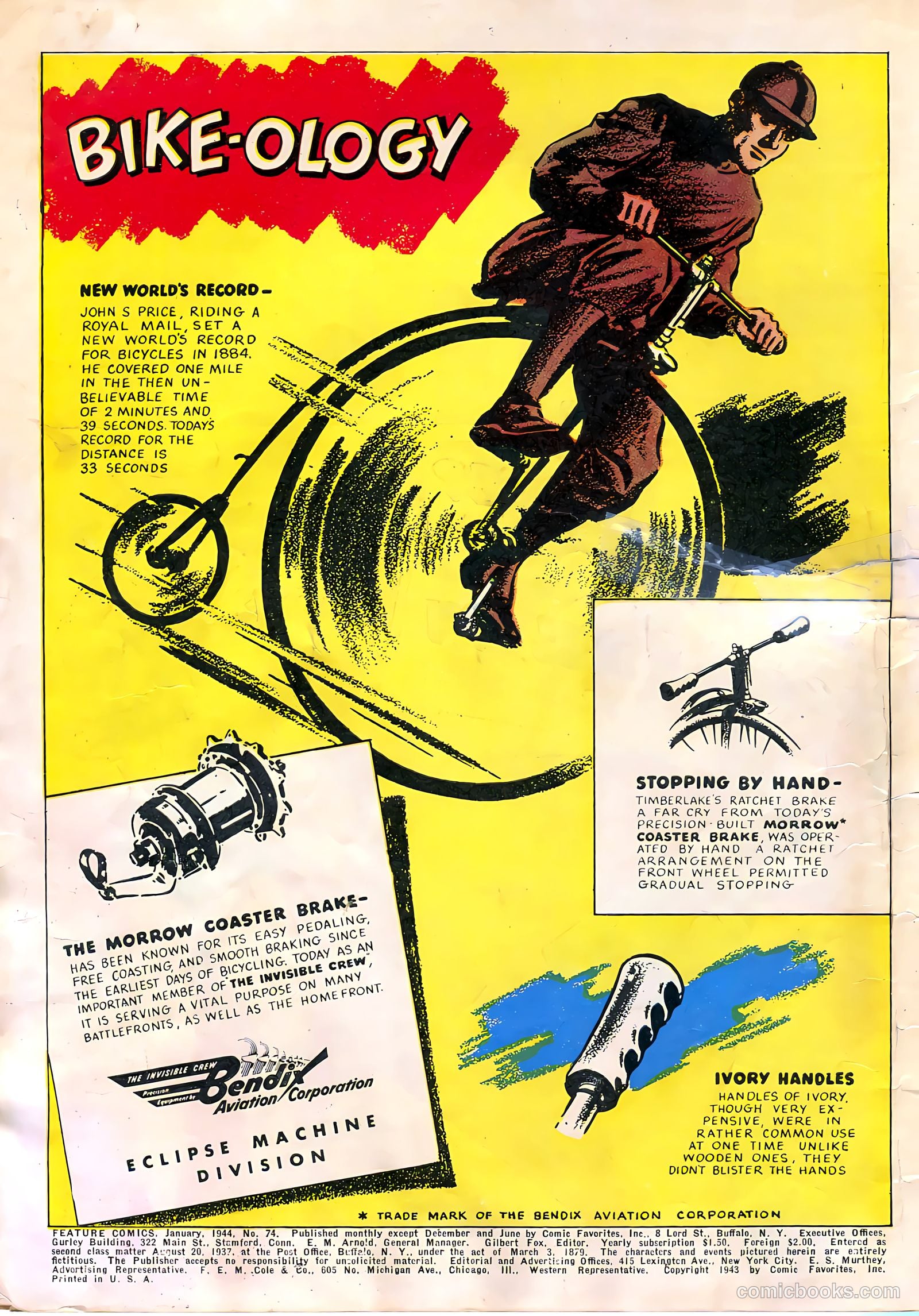 Feature Comics #74 (1944) — page 2 of 60