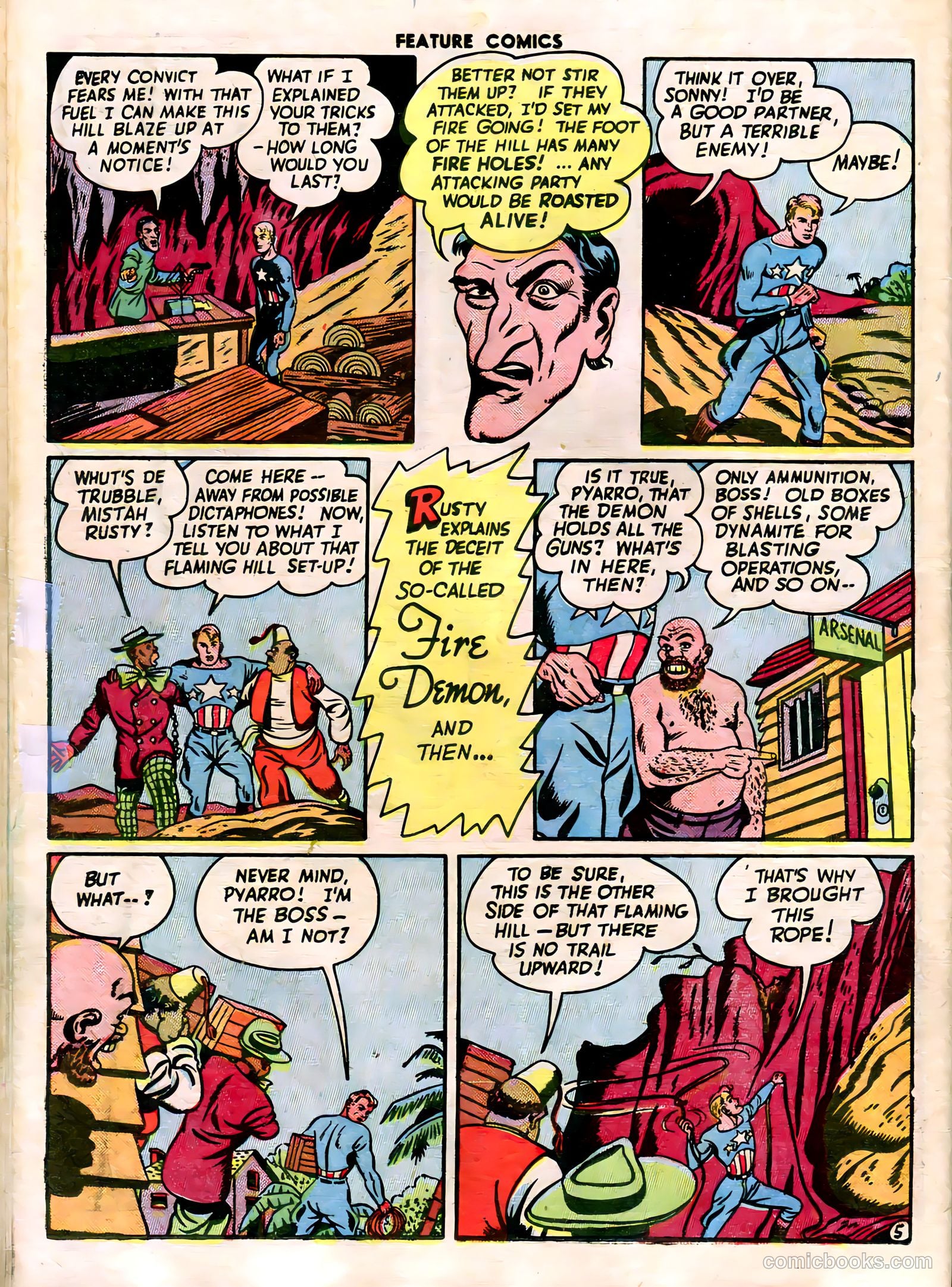 Feature Comics #74 (1944) — page 56 of 60