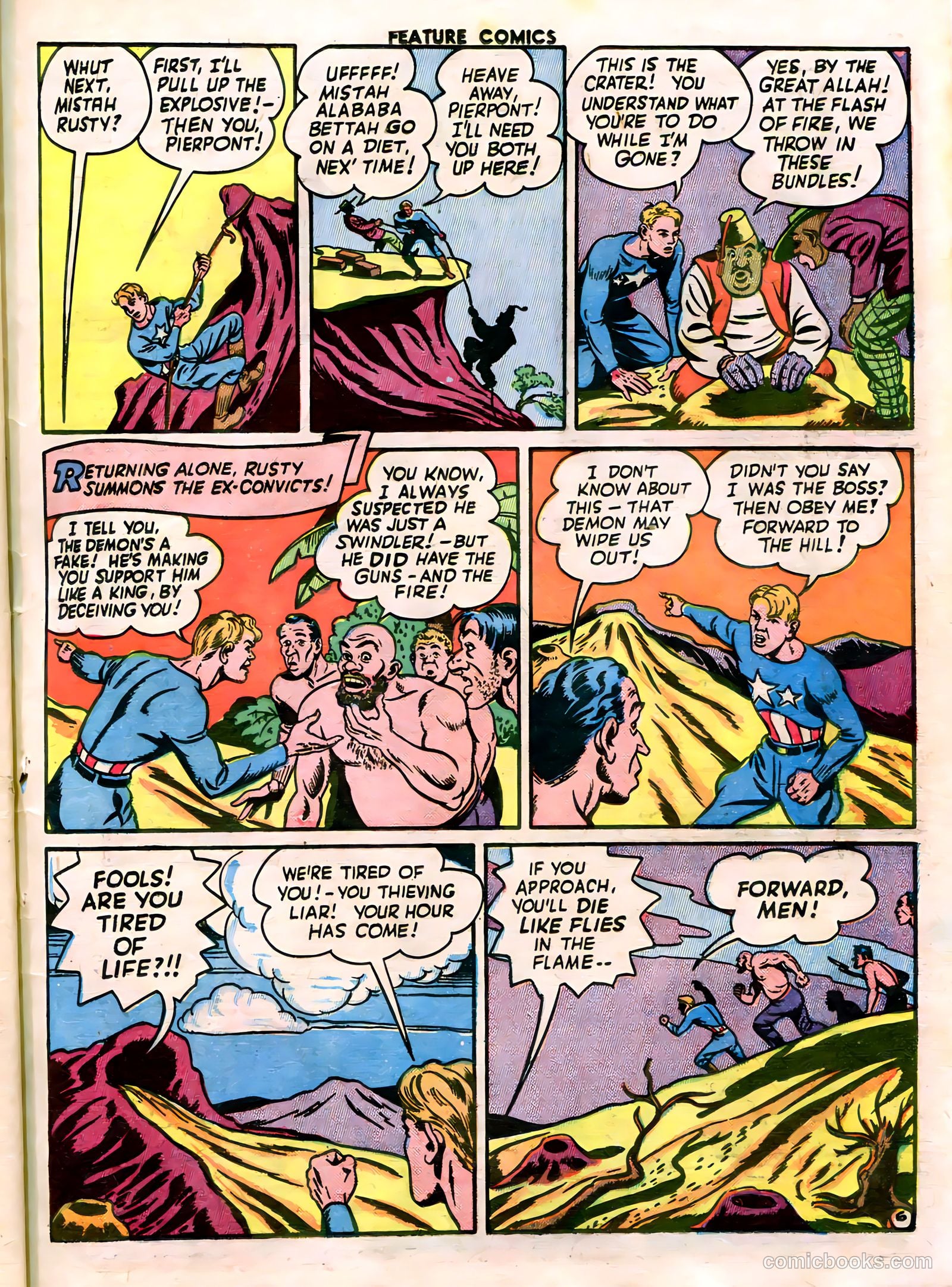 Feature Comics #74 (1944) — page 57 of 60