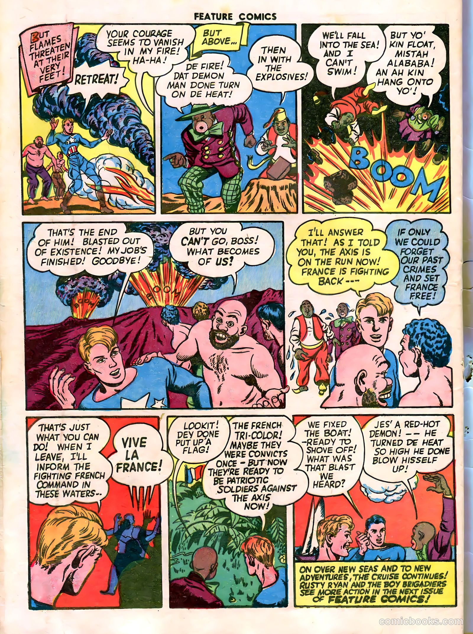 Feature Comics #74 (1944) — page 58 of 60