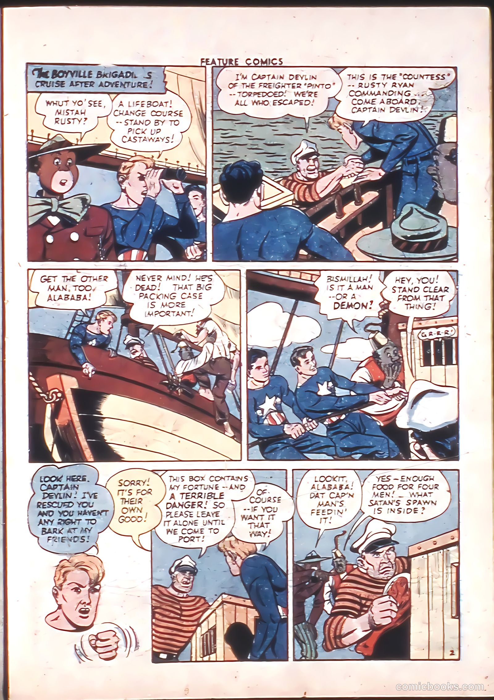 Feature Comics #75 (1944) — page 23 of 60