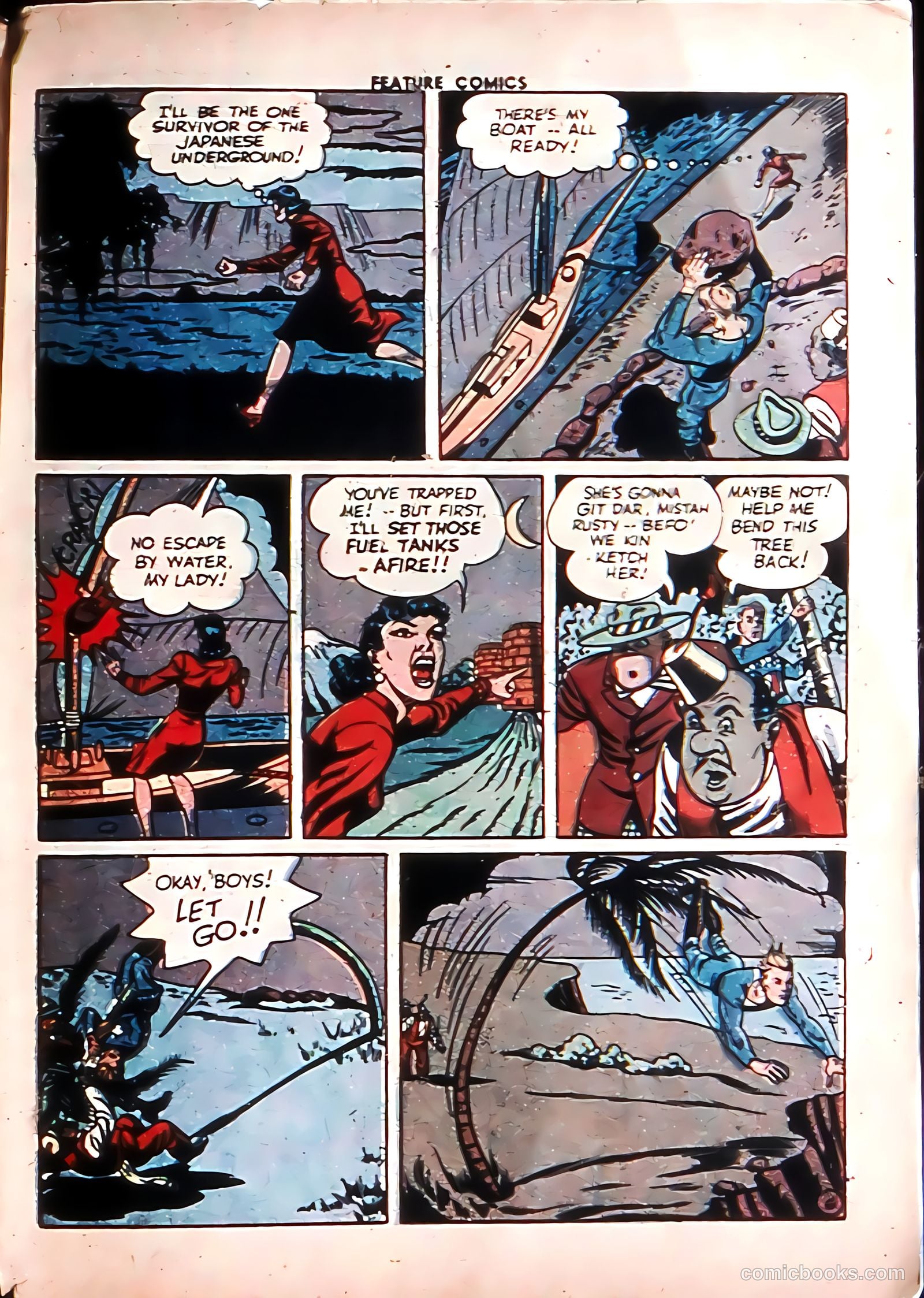 Feature Comics #76 (1944) — page 57 of 60